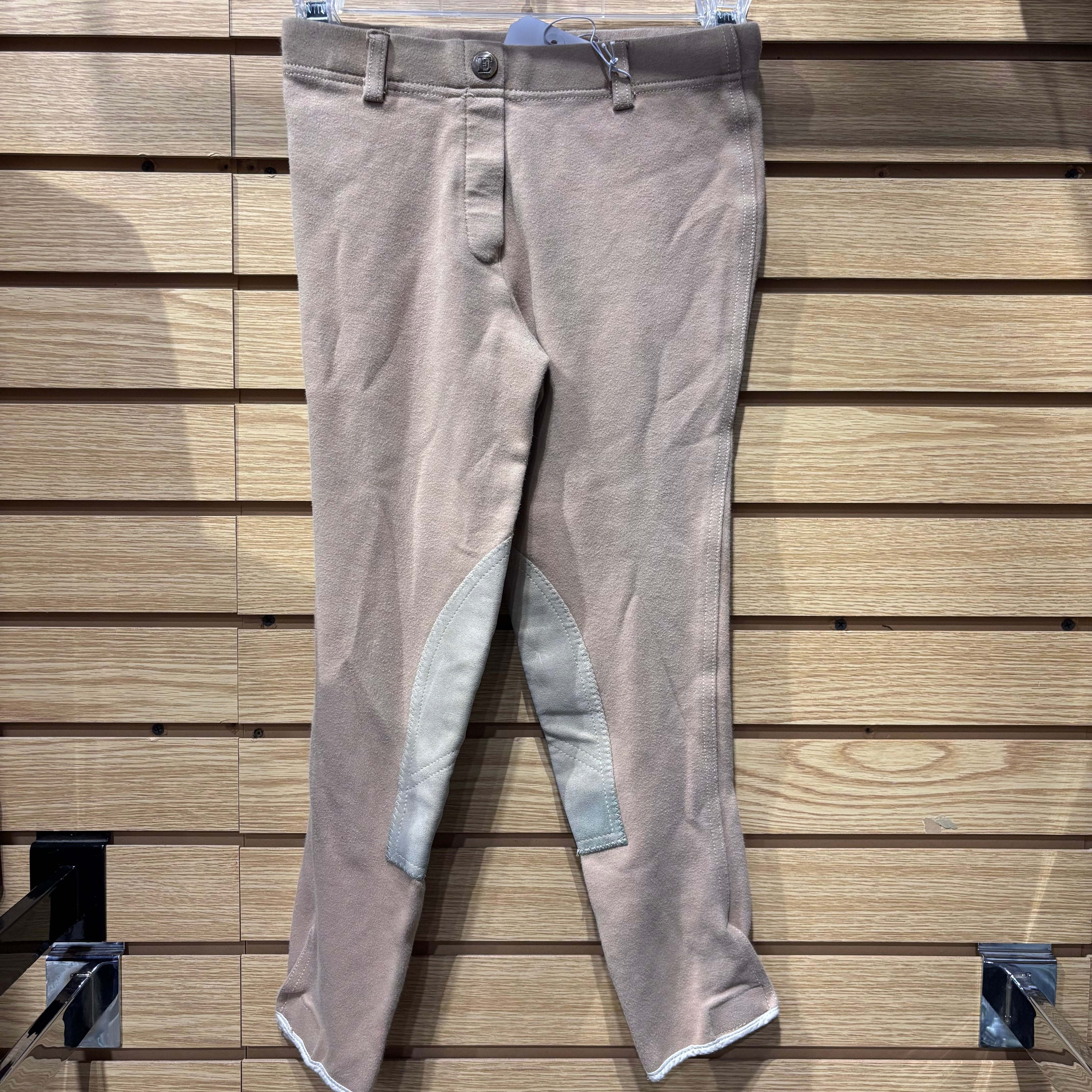 Used Kids 12 Tan Equistar Breeches