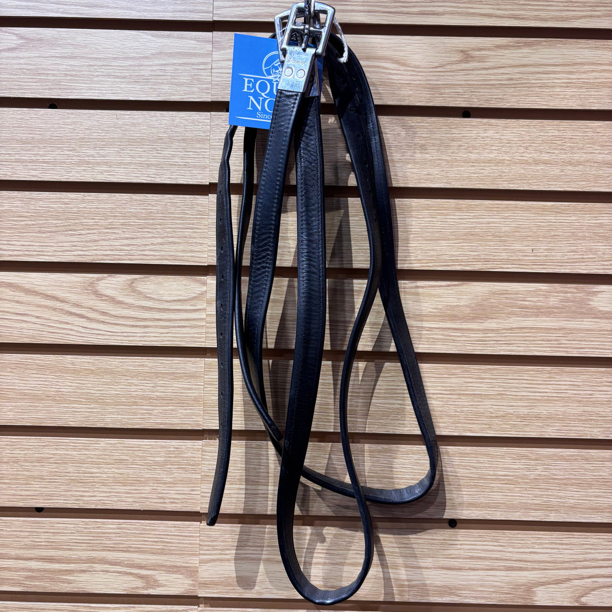 Used 56" Black Prestige Stirrup Leathers
