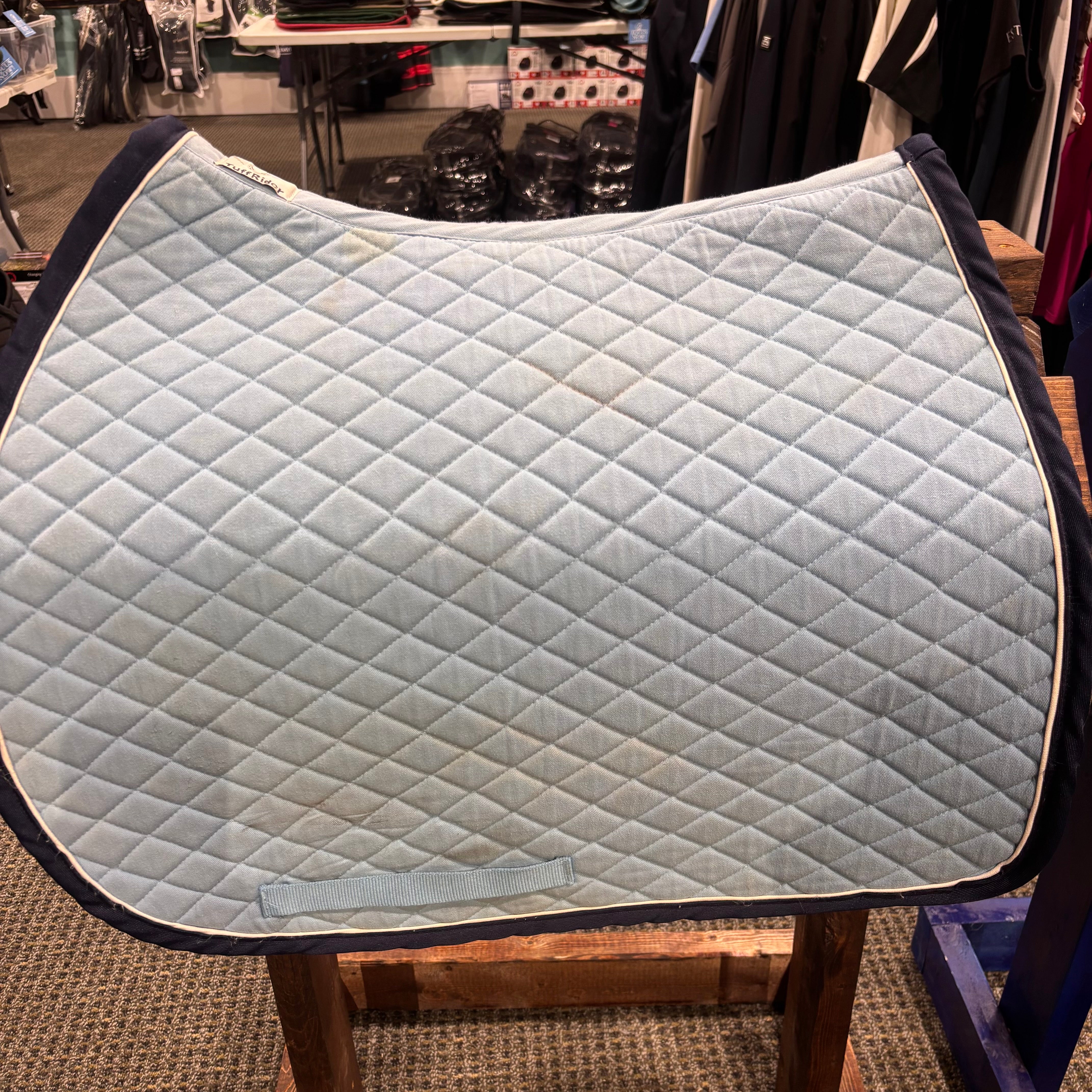 Used Blue TuffRider Saddle Pad