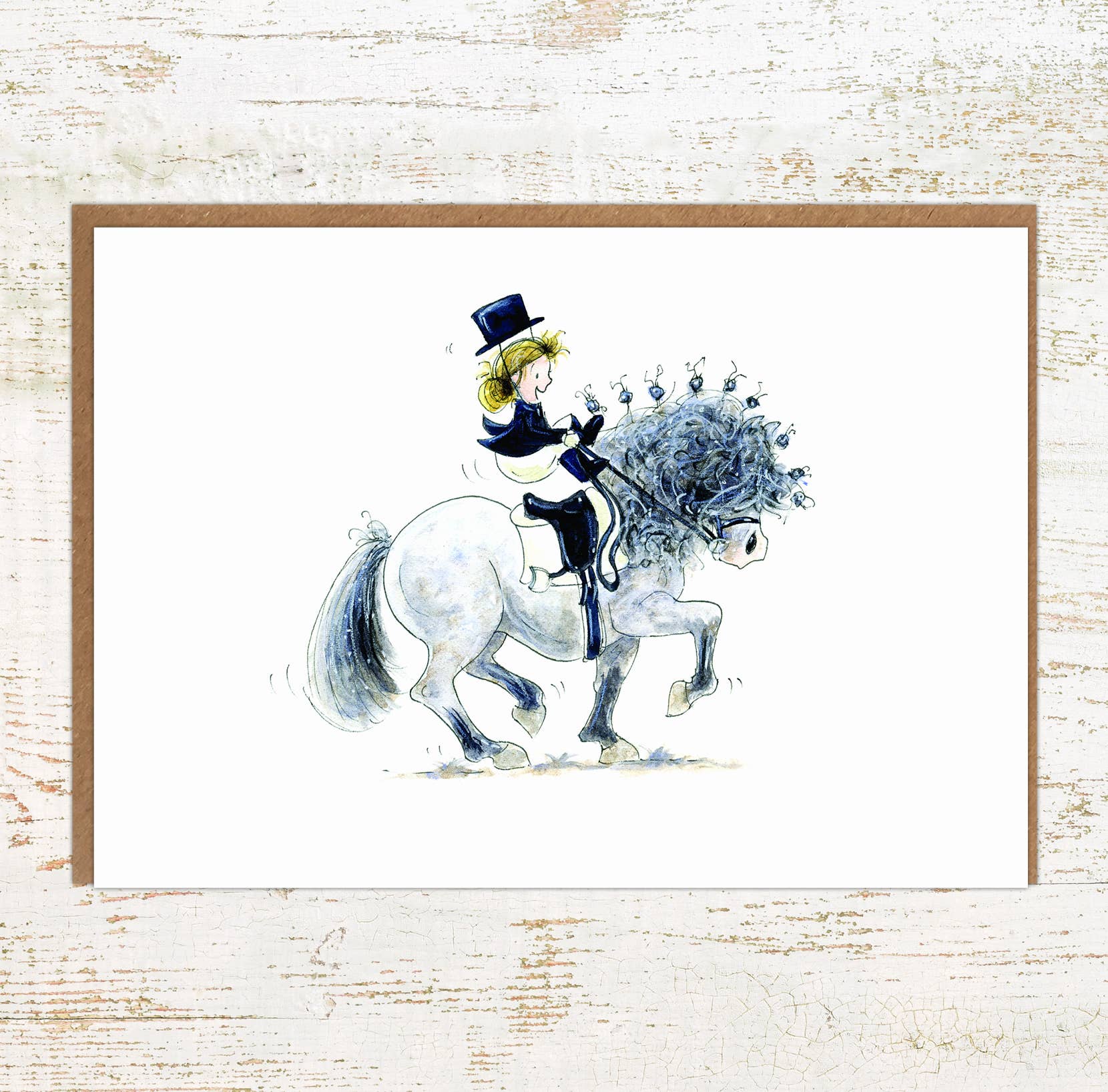 Piaffe Greeting Card