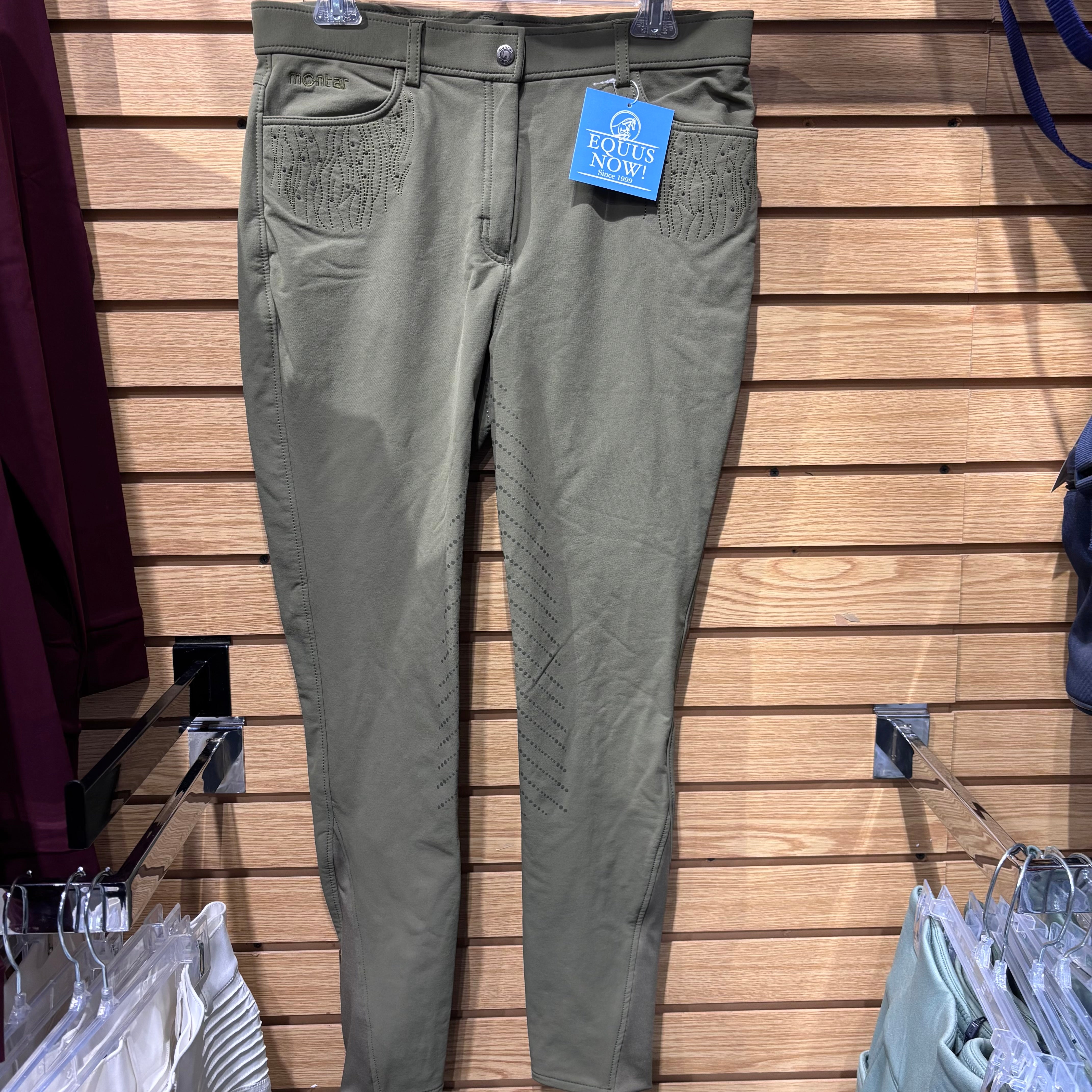 Used US 34 Tan Montar Full Seat Breeches