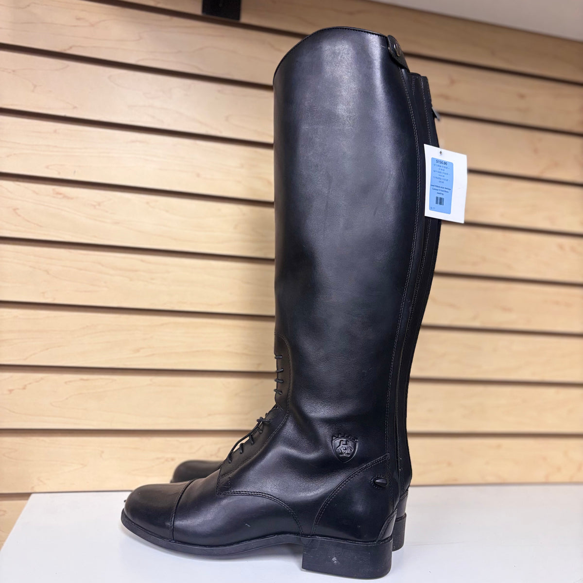 Used 9 Black Ariat Heritage Contour II Field Boots med/reg