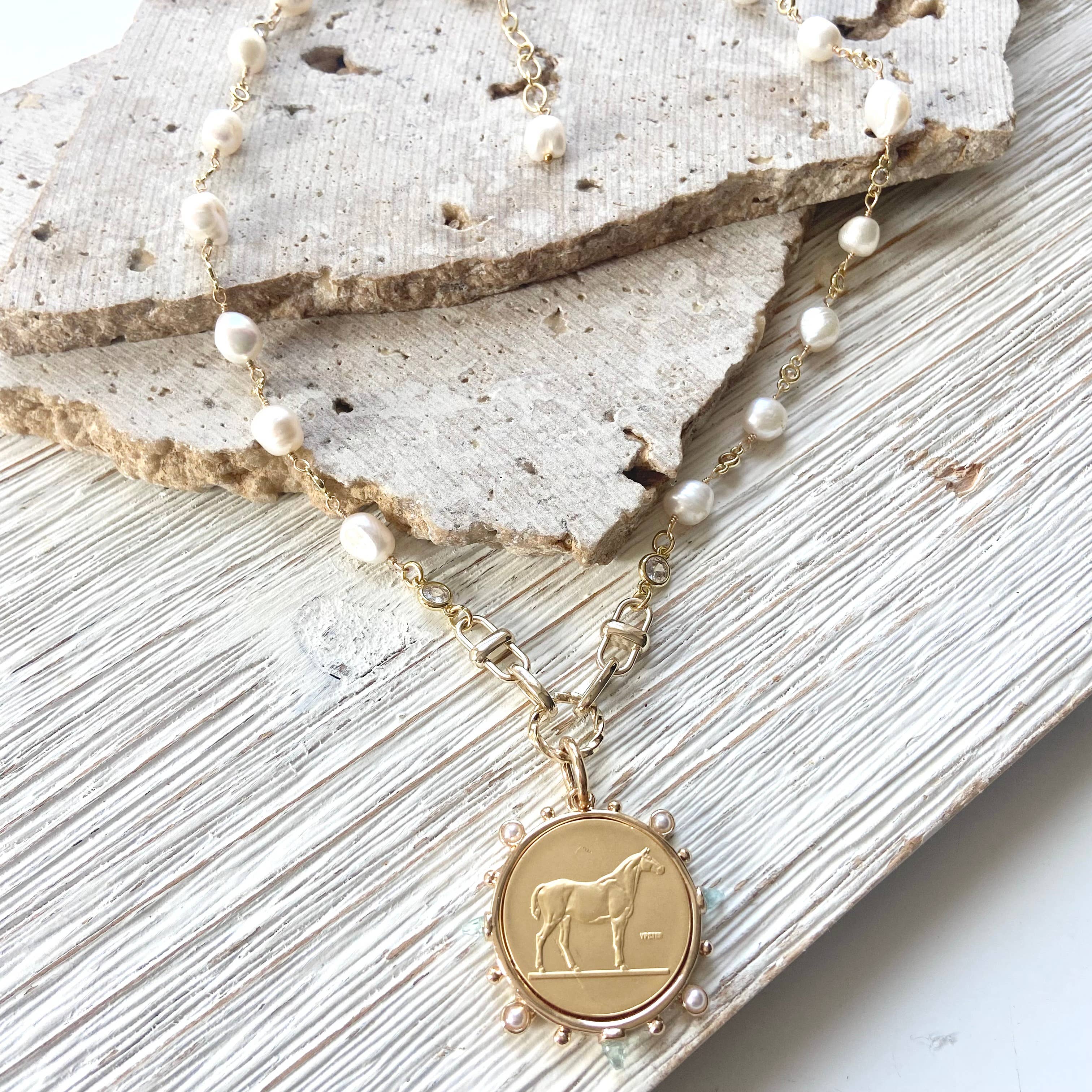 VB&CO Designs Handmade Jewelry - Horse coin equestrian jewelry derby boutique salon