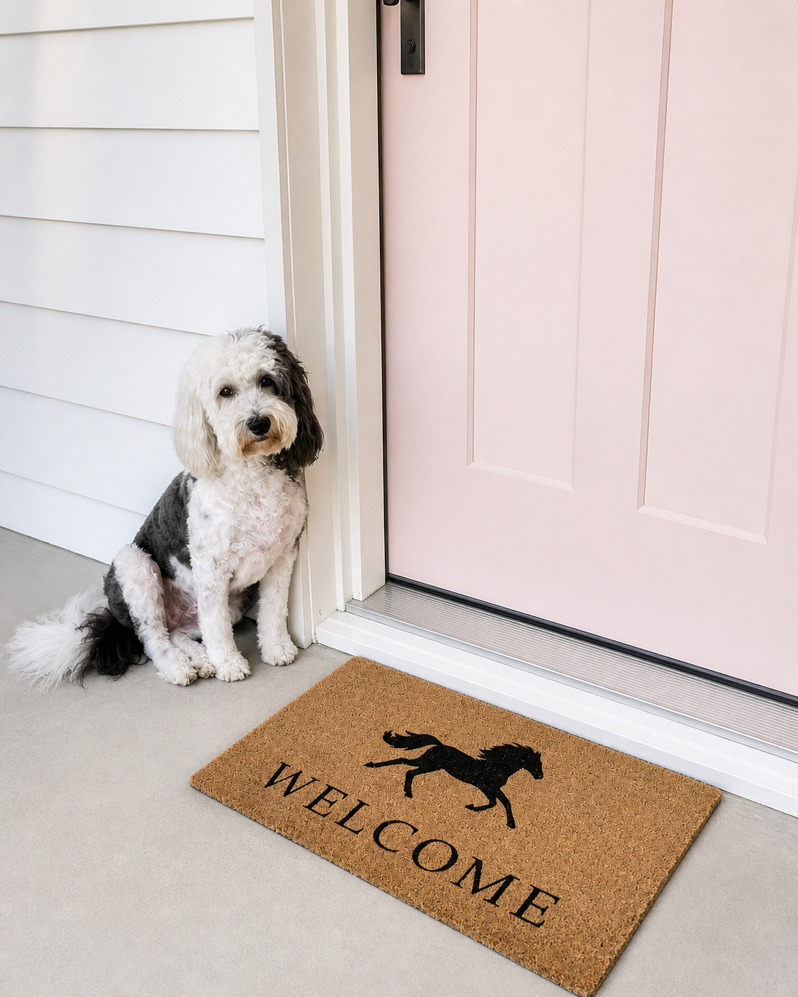 Bridle Up Hope Shop - Galloping Horse Welcome Doormat