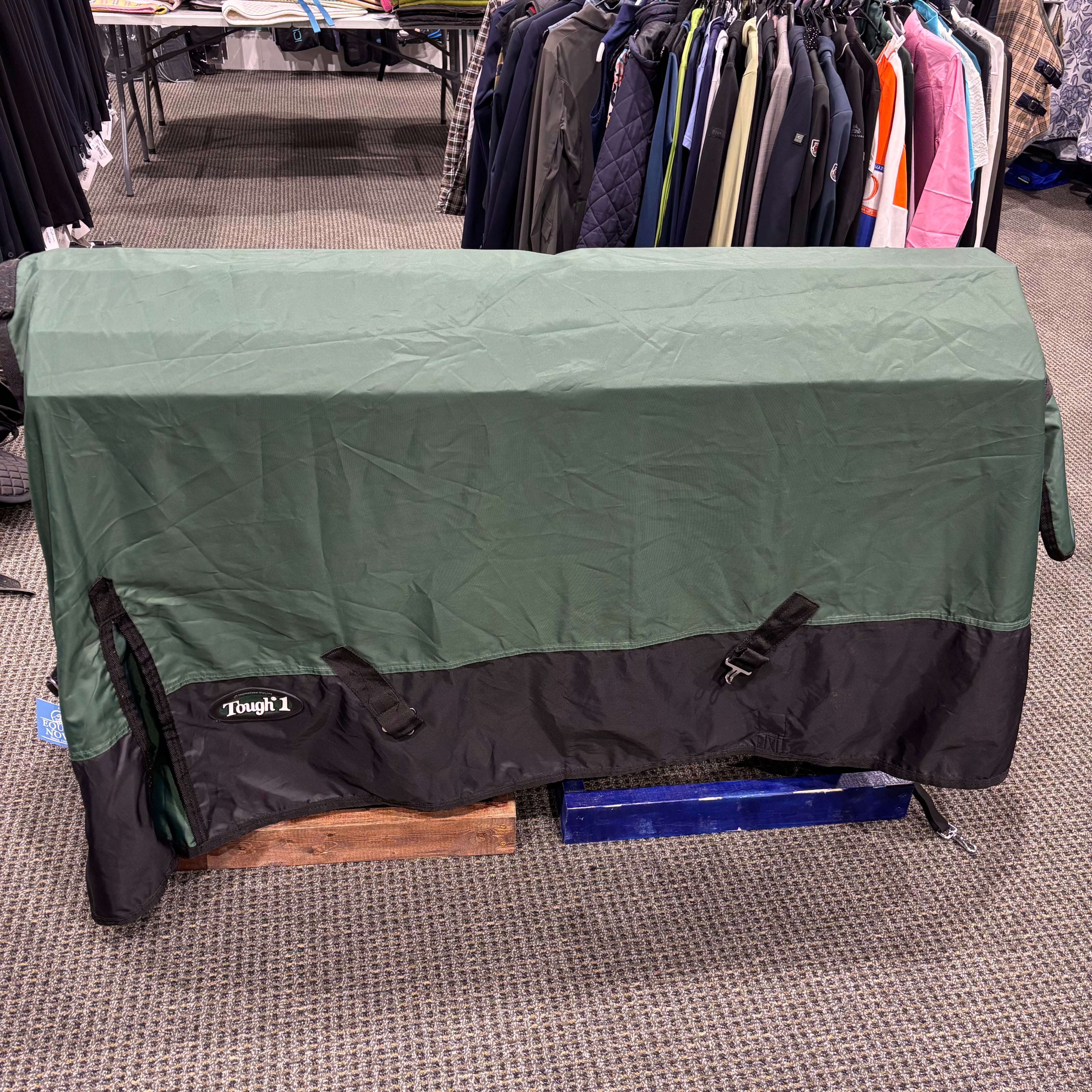 Used Tough1 75" Green/Black Turnout Sheet