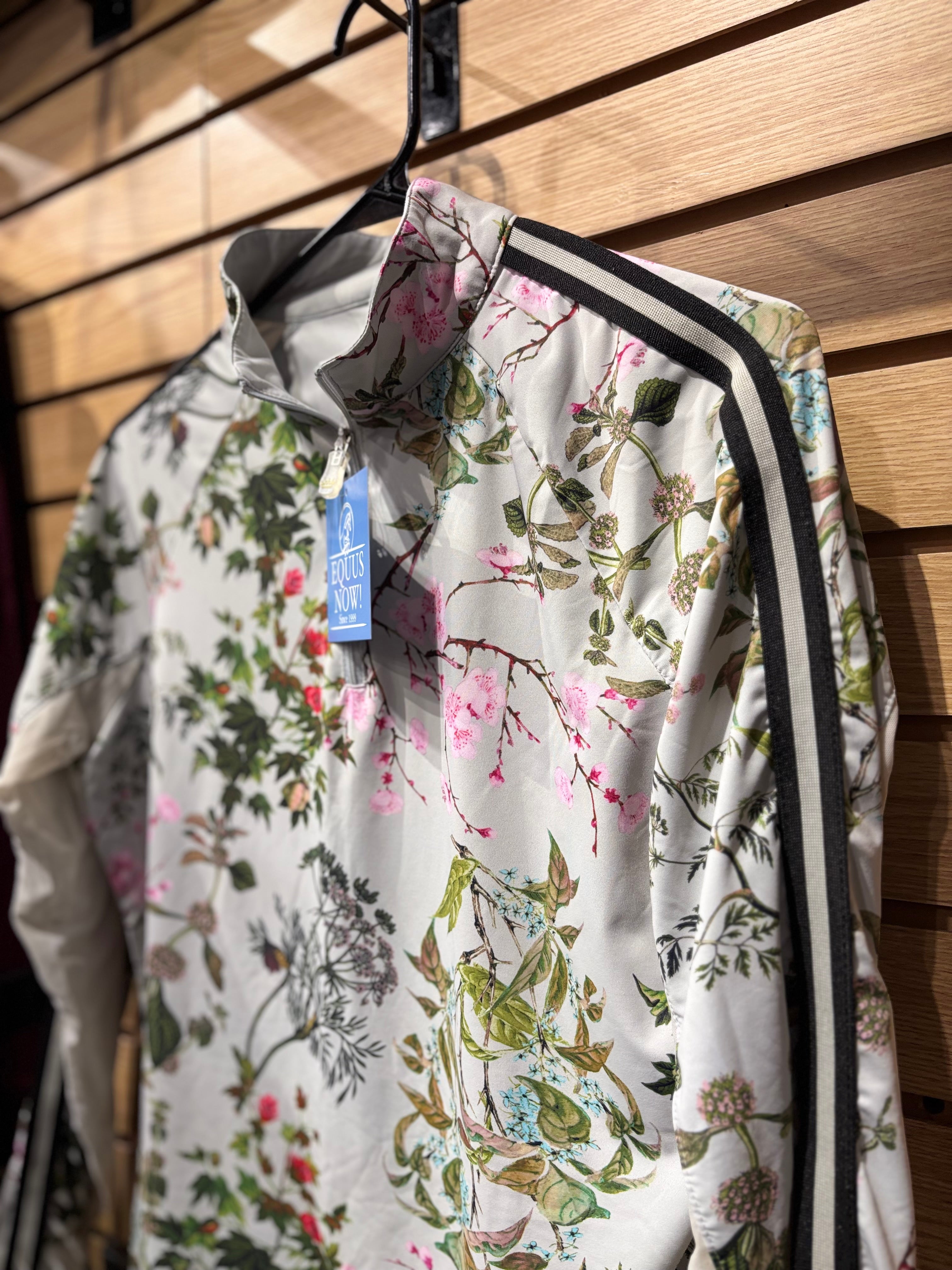 Used Kastel Denmark Floral Long Sleeve Sun Shirt Large