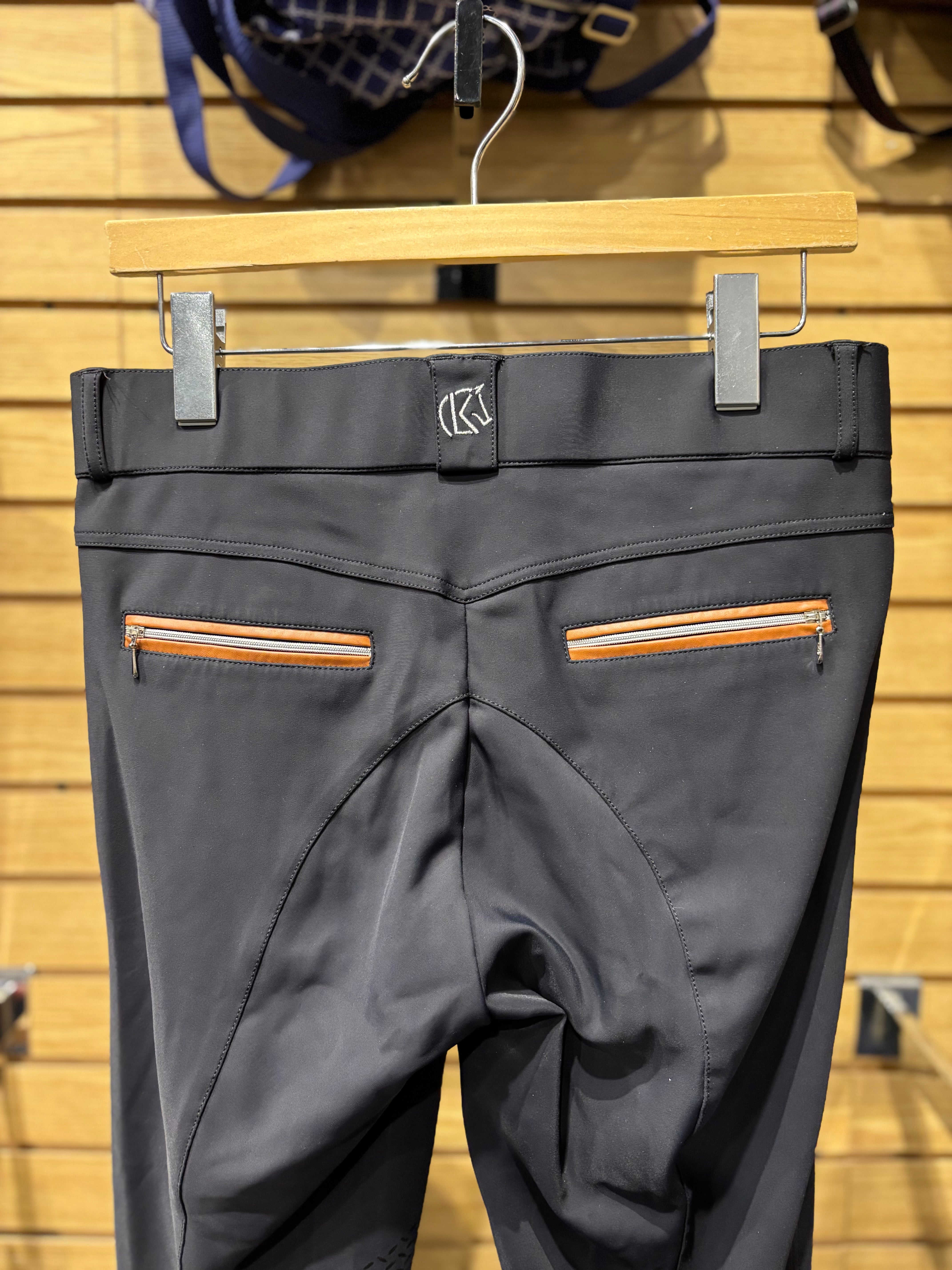 Used KL Select 30R Black/Cognac Breeches