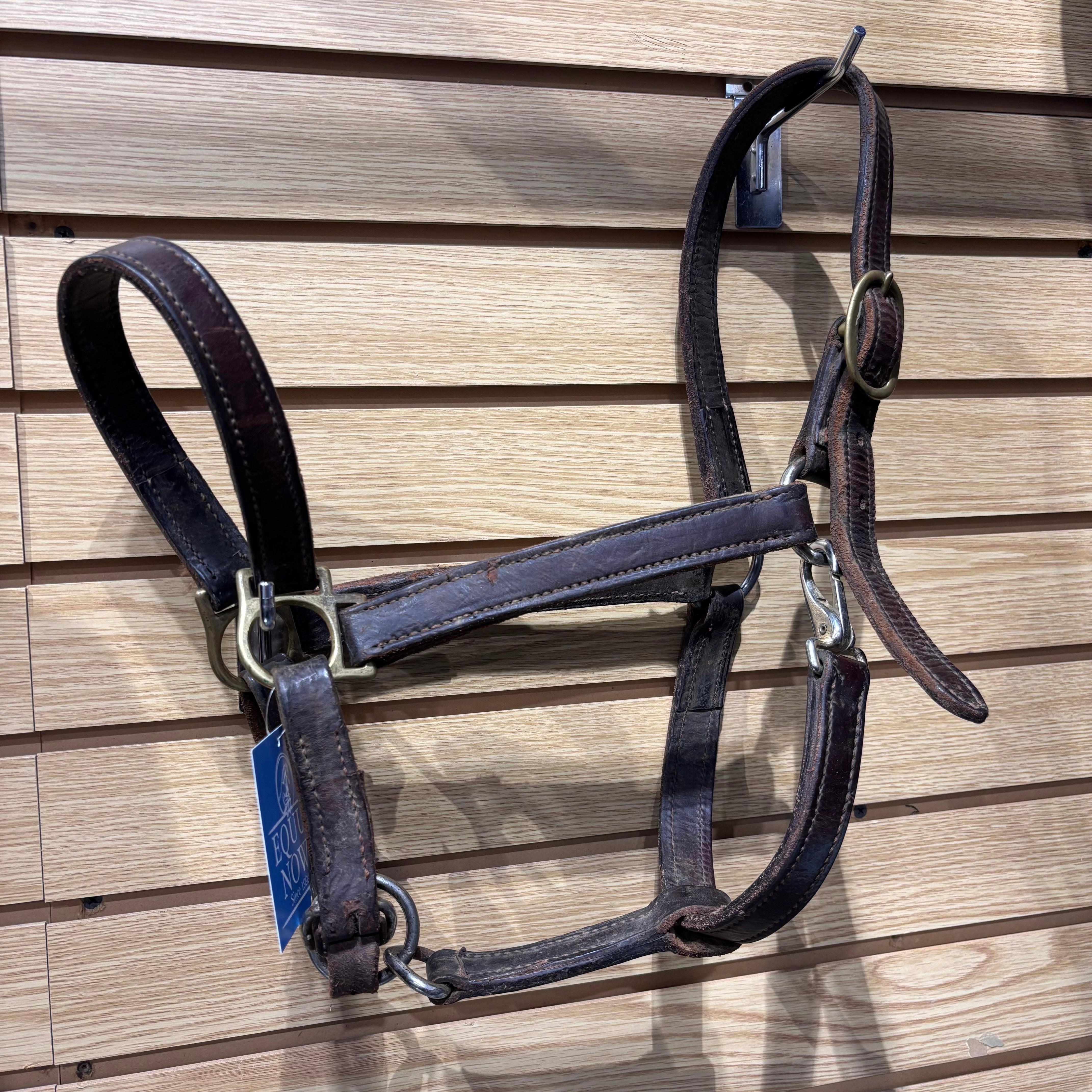 Used Full Brown Leather Halter