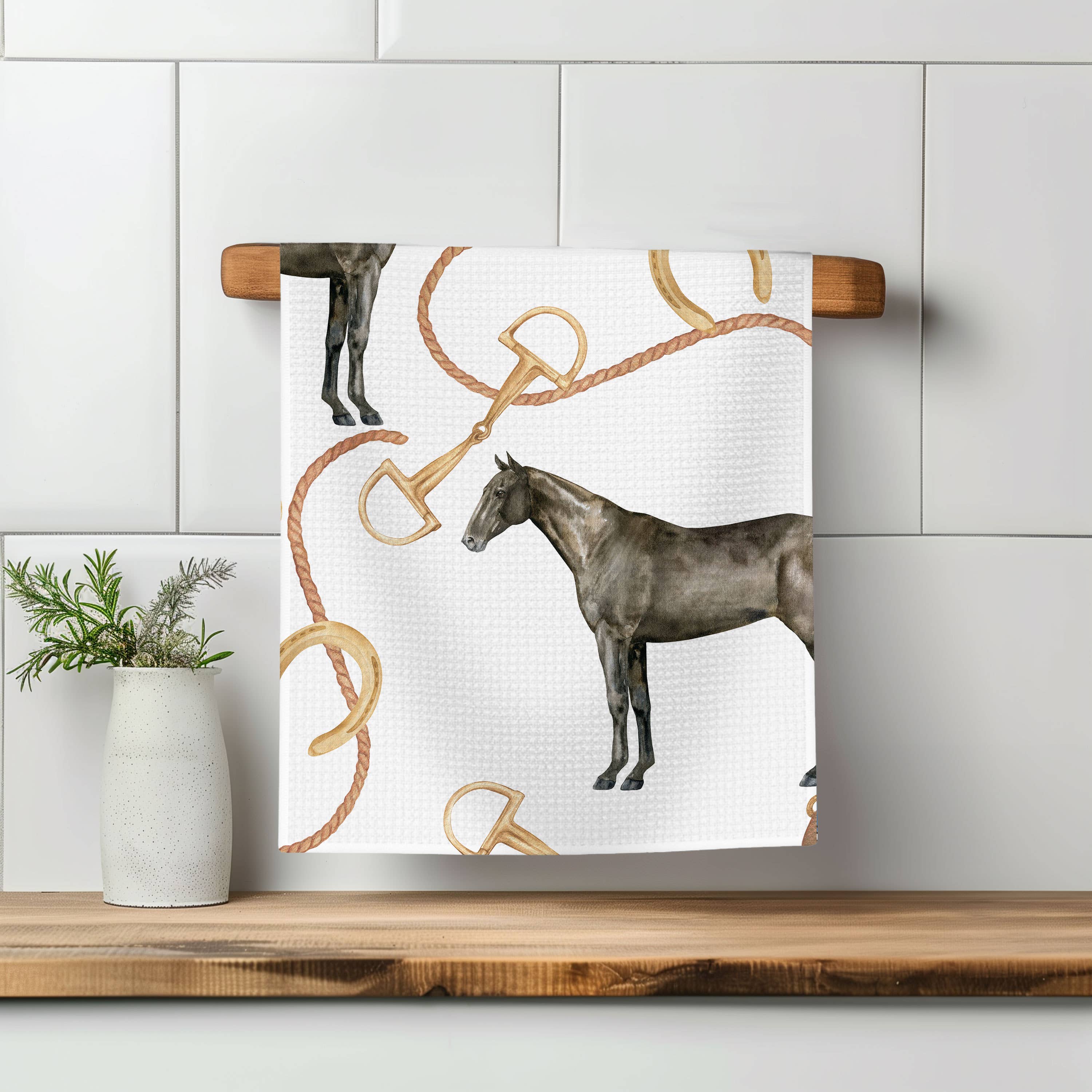 Horses and Bits Tack / Kitchen Towel