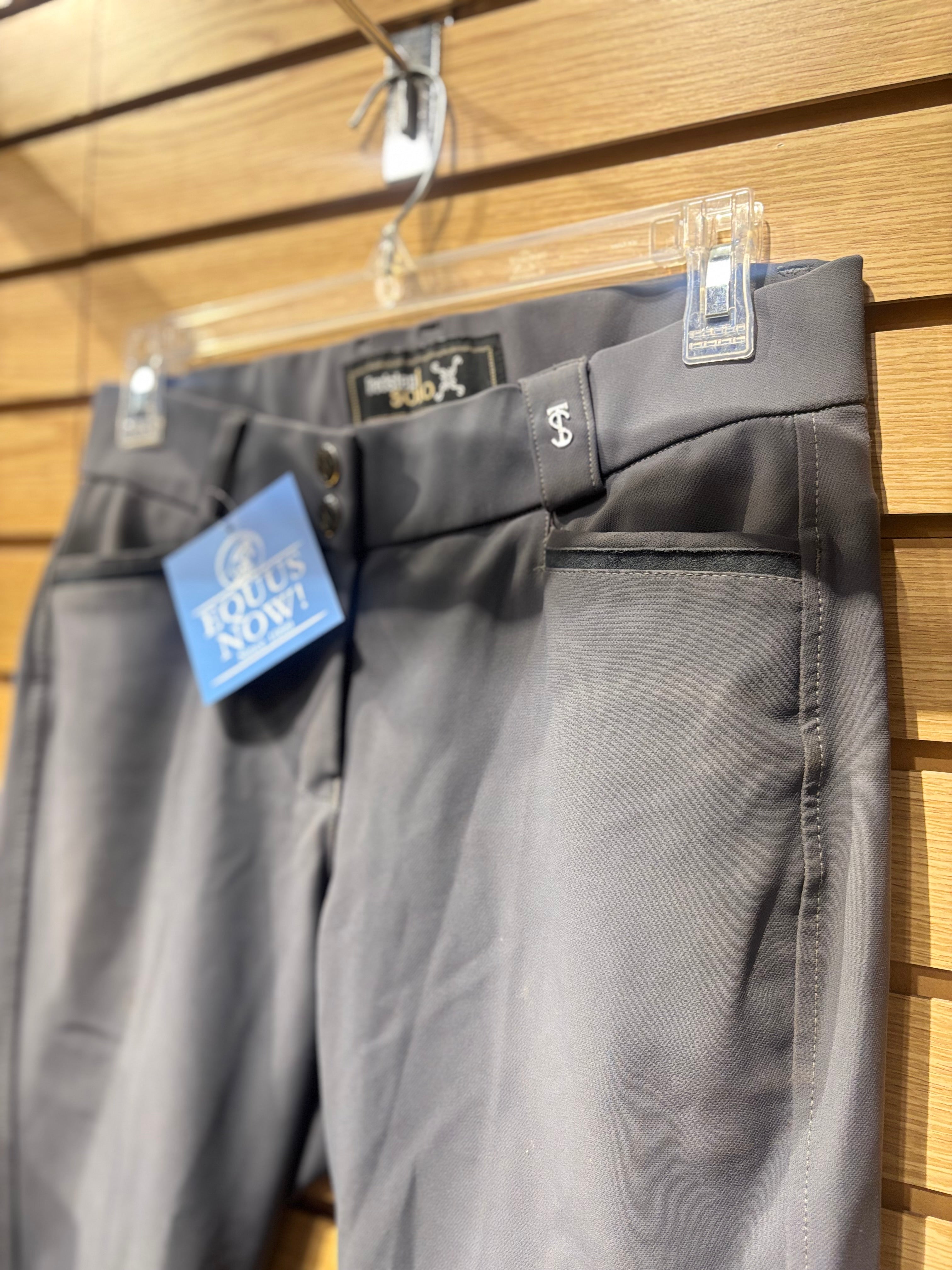 Used 30L Grey Tredstep Solo Knee Patch Breeches