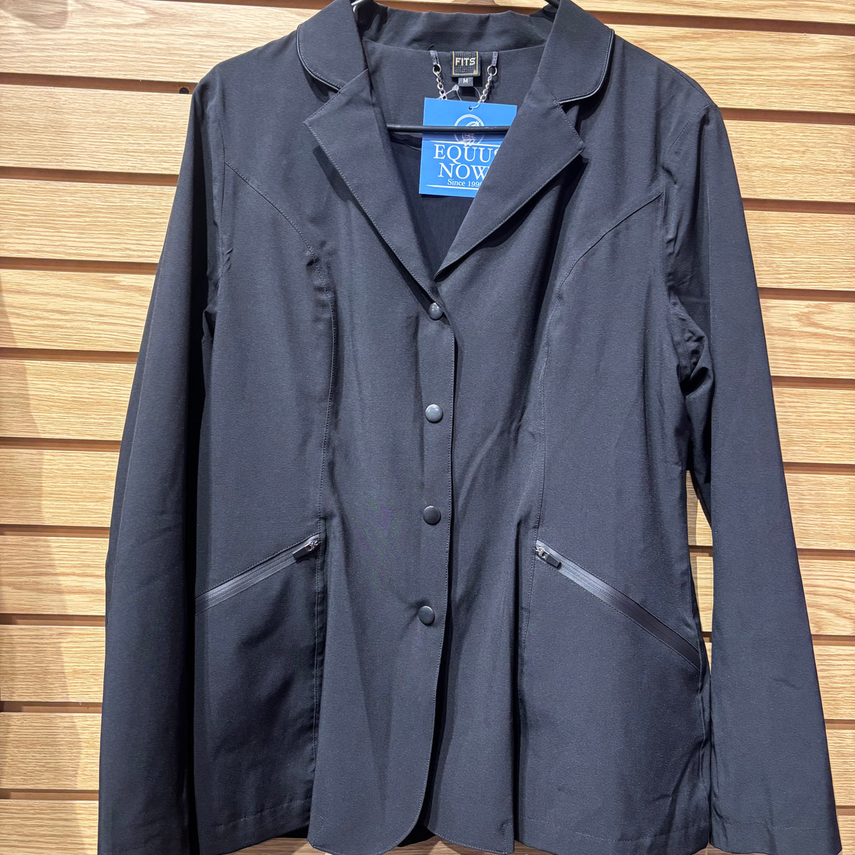 Used Fits Medium Black Show Coat