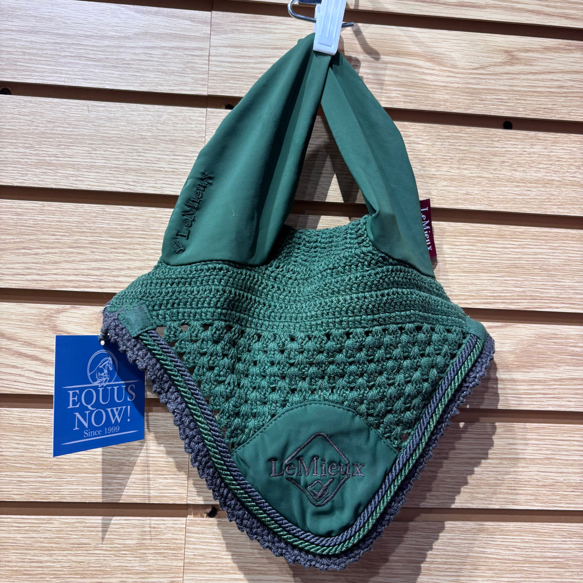 Used Large Green LeMieux Bonnet