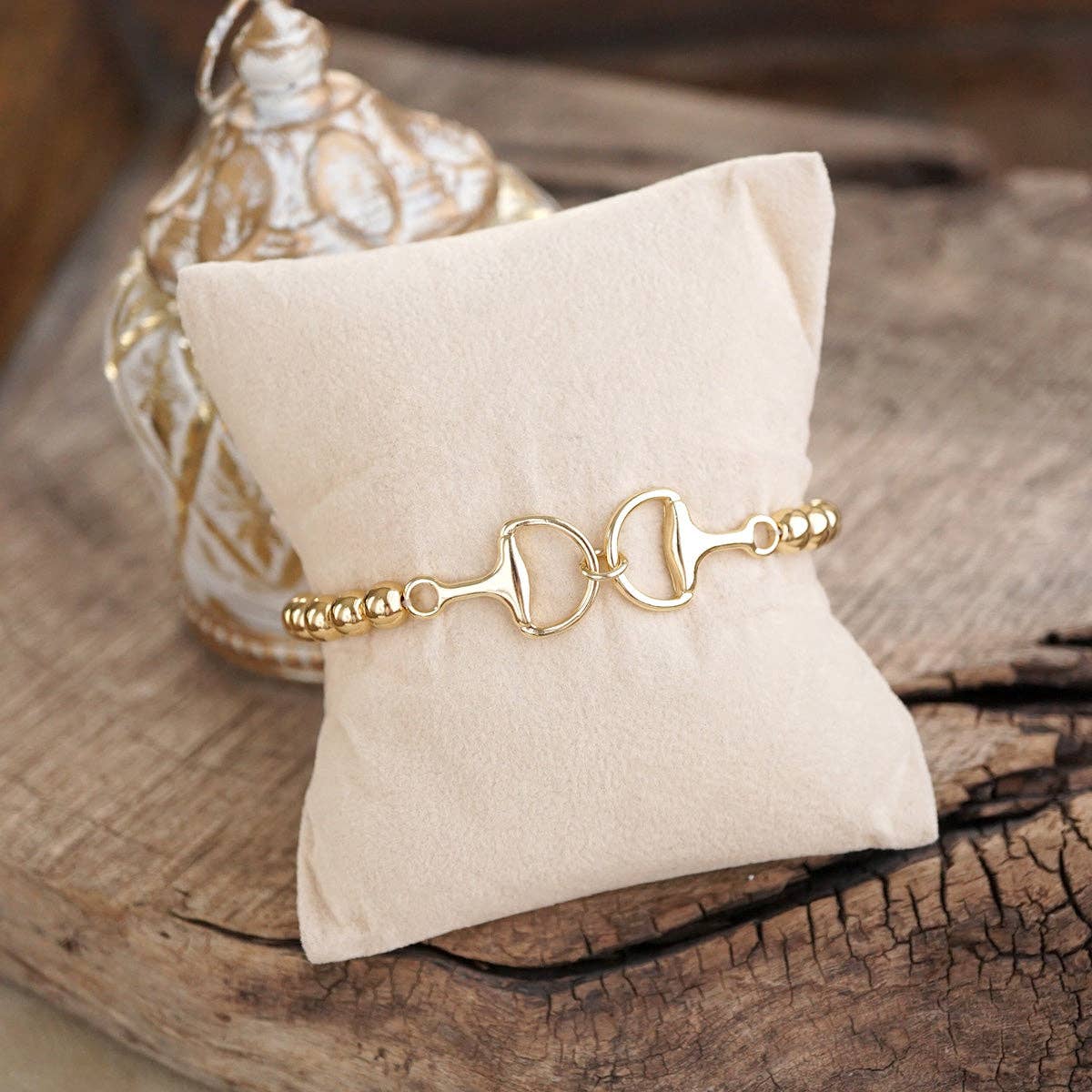 Bit of Shine – Stretch Horse Bit Bracelet