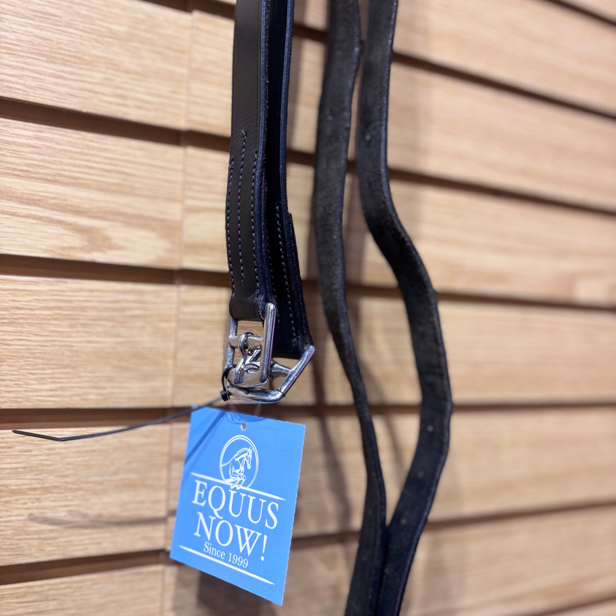 Used 54" Black Stirrup Leathers