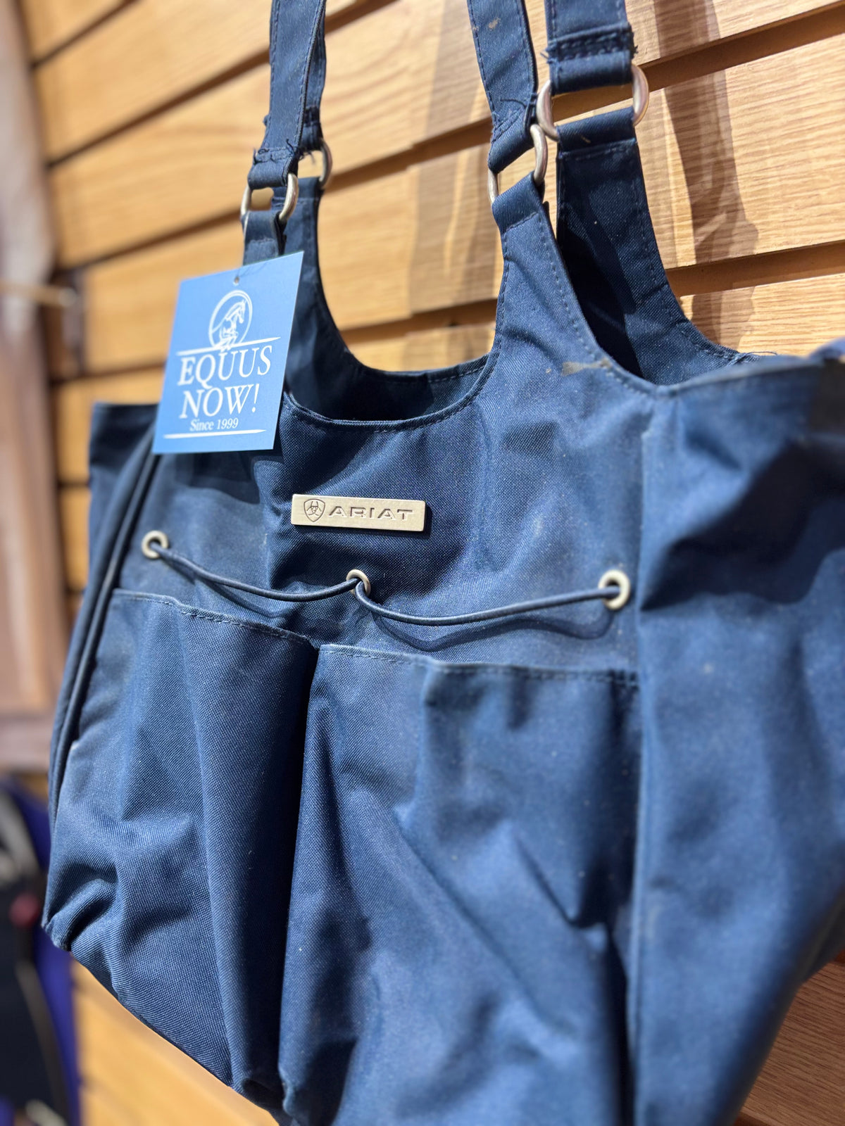 Used Navy Ariat Grooming Bag
