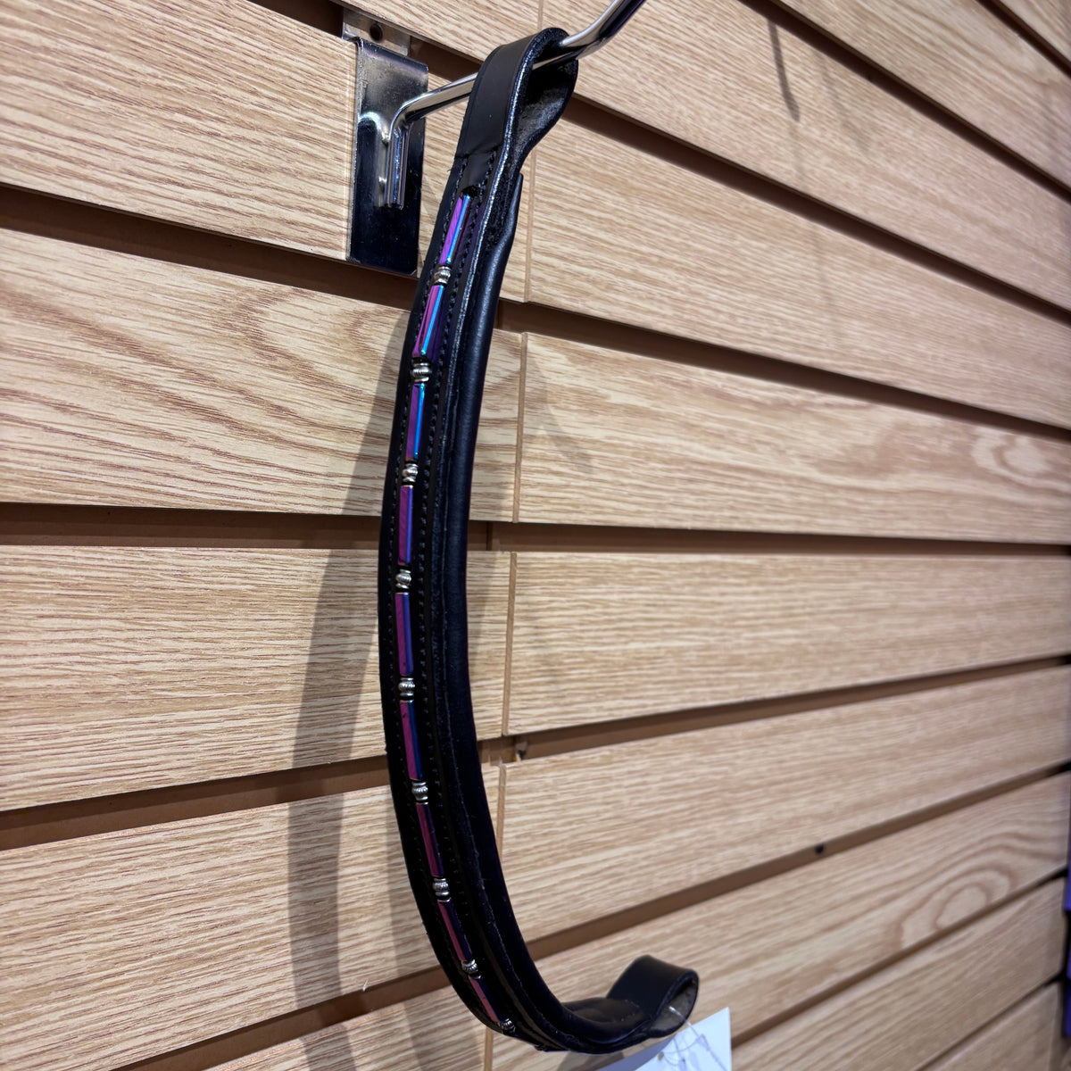 Used Full Black/Purple Gemstone Browband