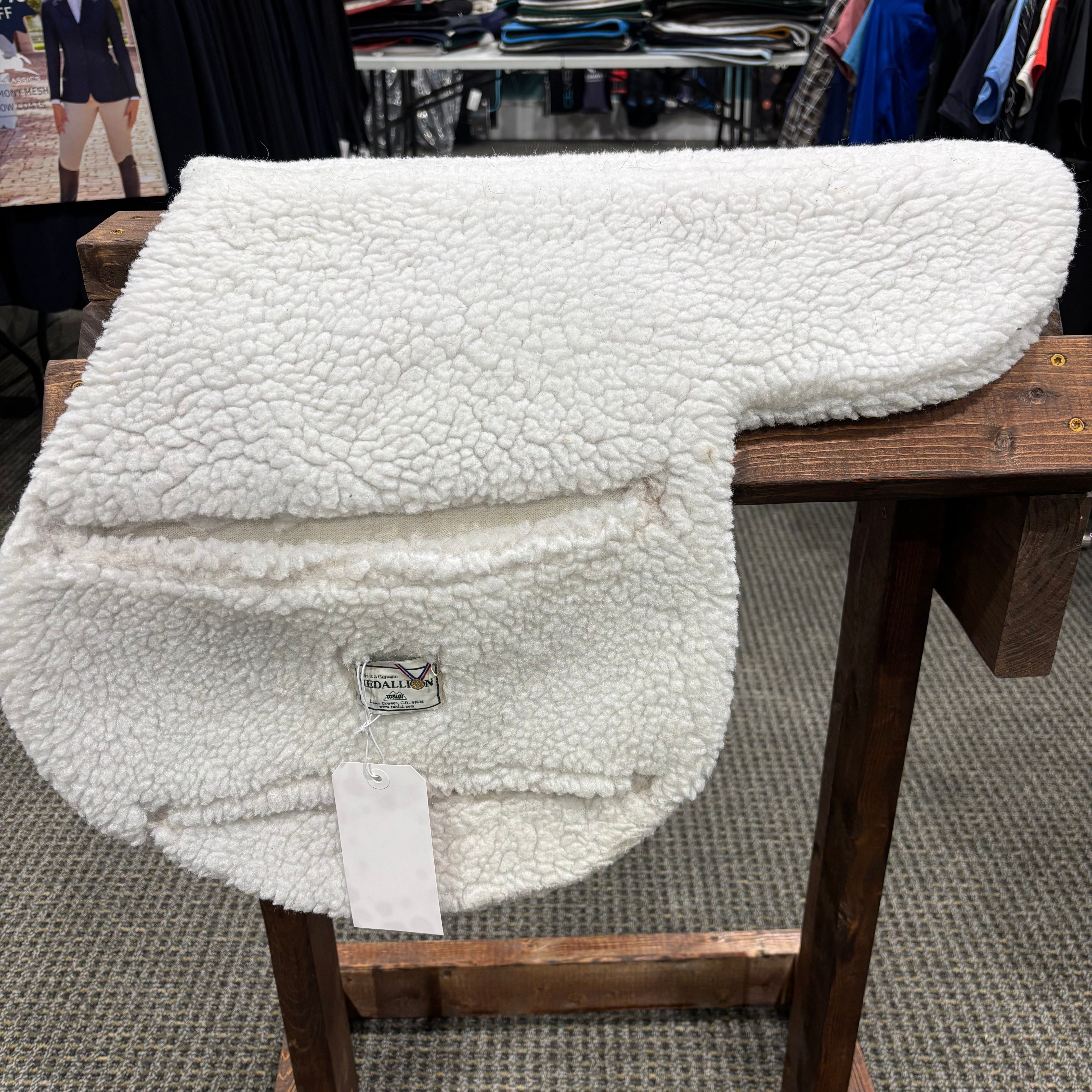 Used 17" White Toklat Medallion Show Pad
