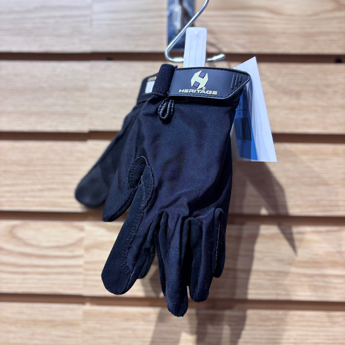 Used 6 Black Heritage Riding Gloves