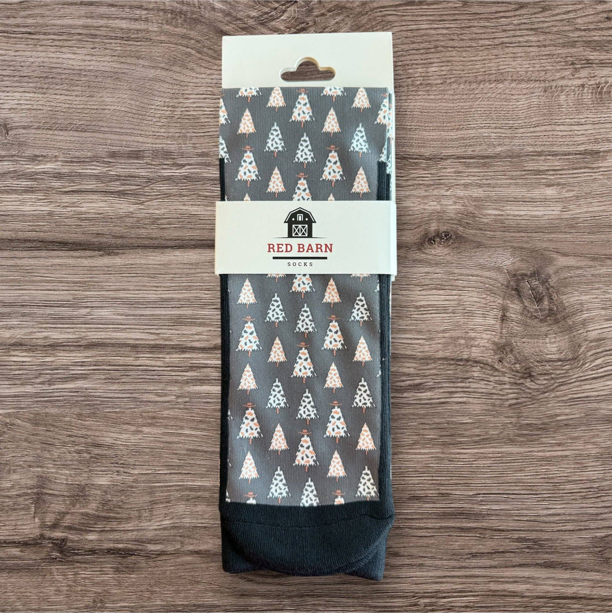 Red Barn Socks - Winter Woods