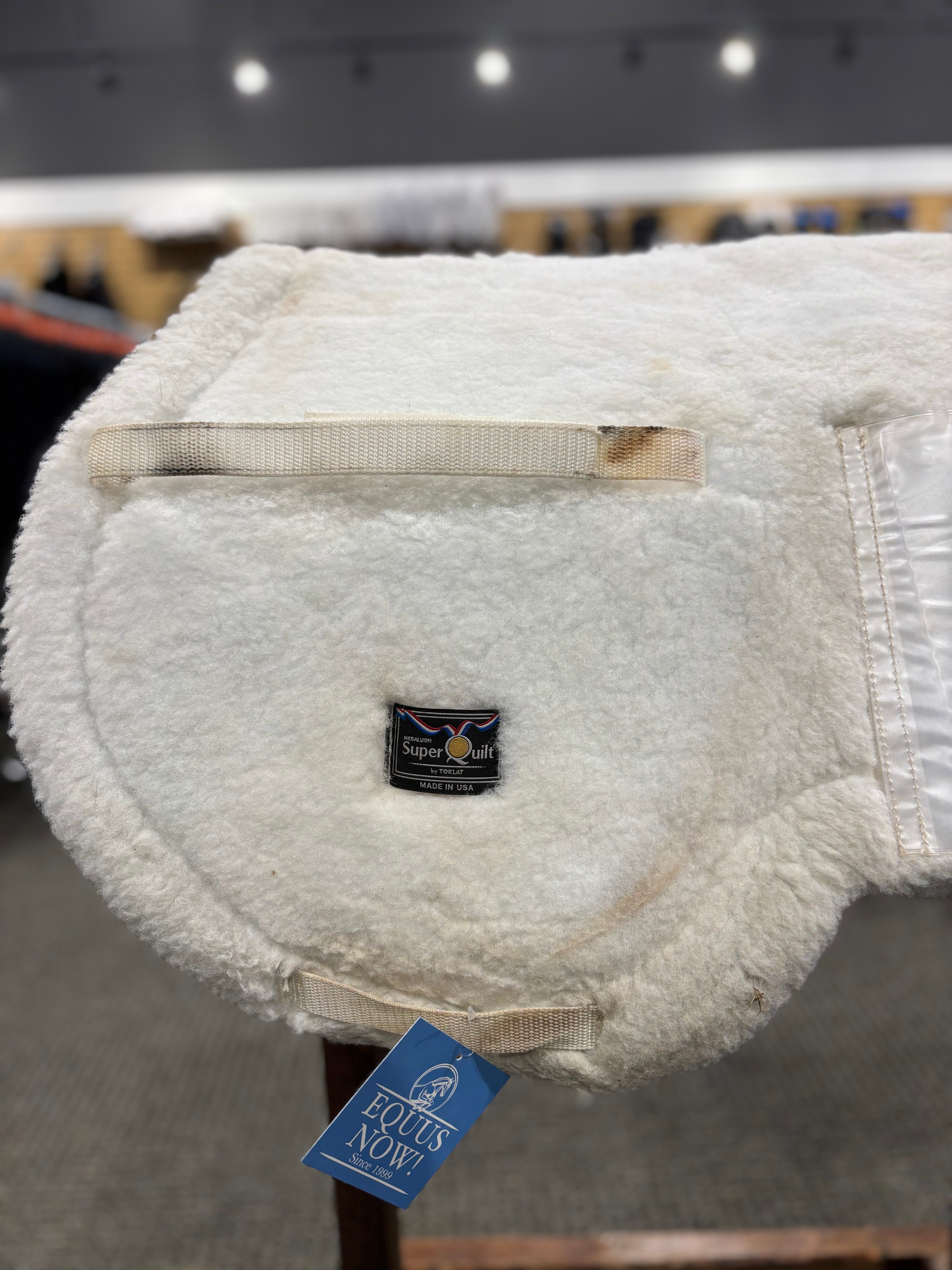 Used White Show Pad with Number Holder