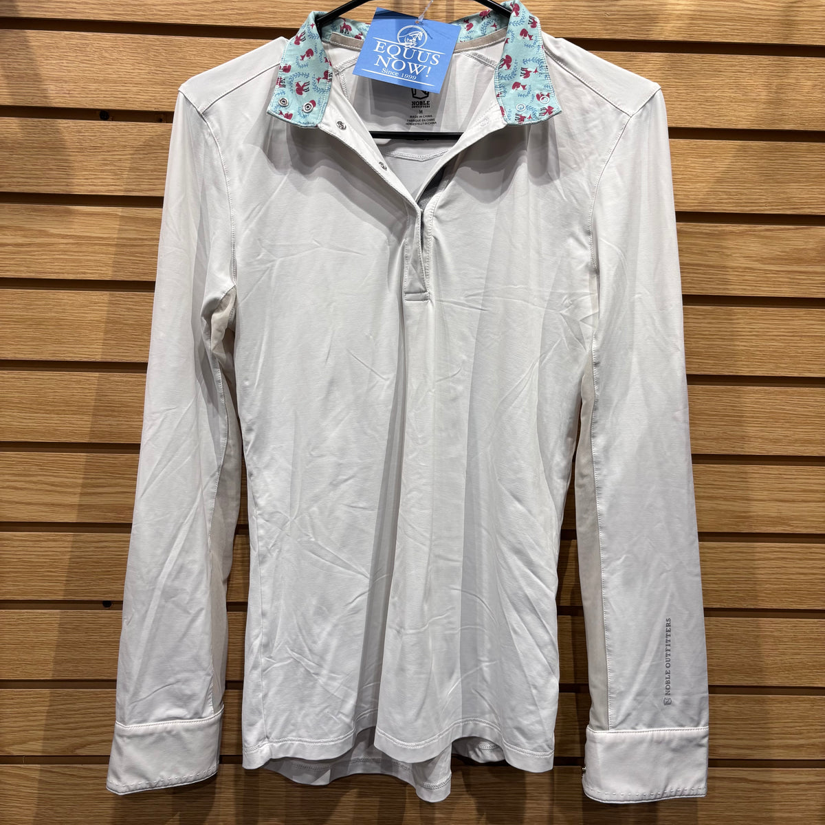 Used Medium White/Fox Noble Outfitters Long Sleeve Show Shirt
