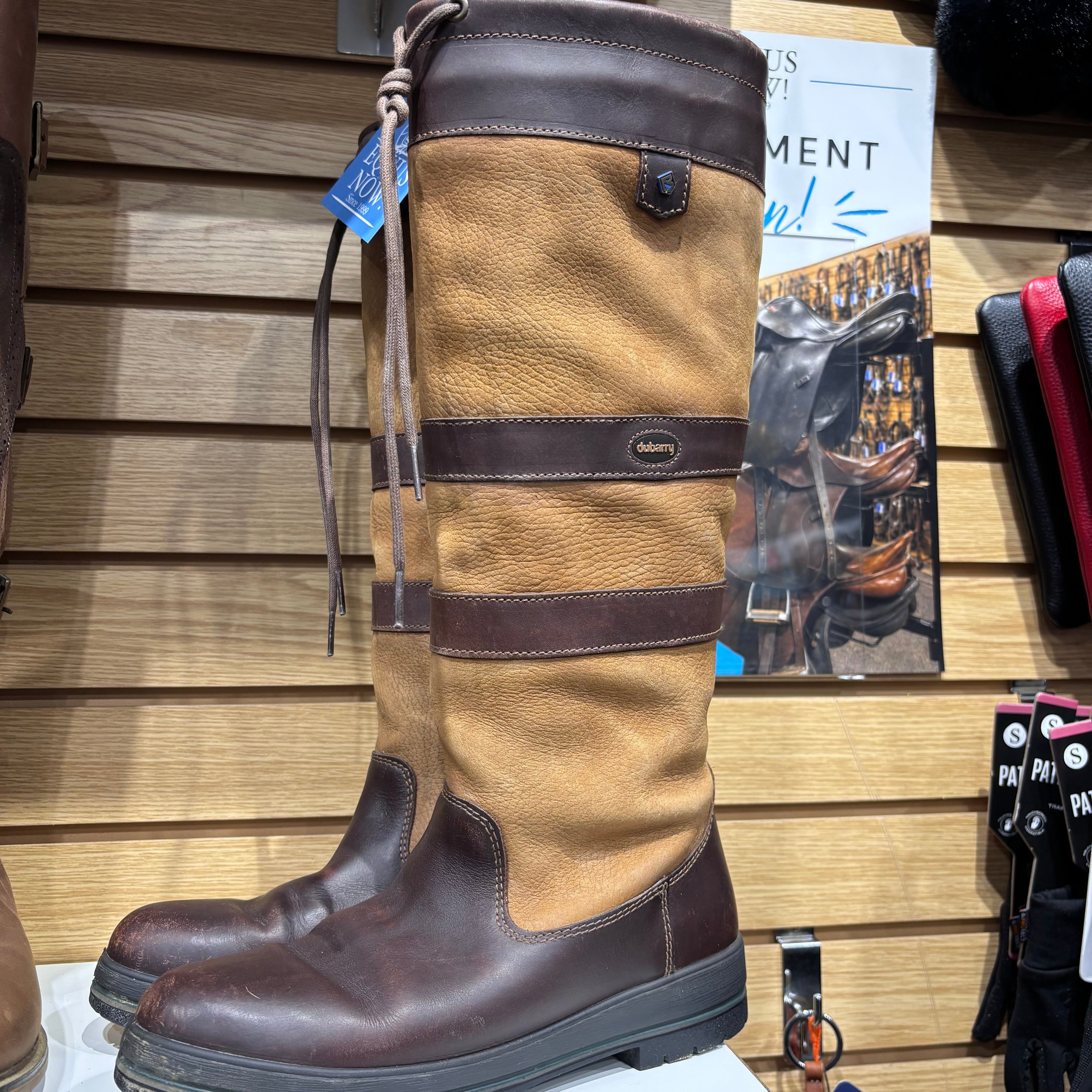 Used 40 Dubarry of Ireland Brown Country Boots