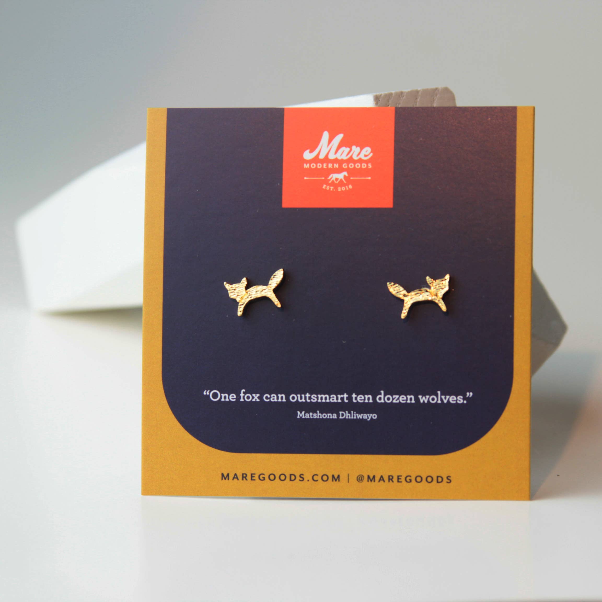 Mare Modern Goods - Foxy Studs Gold
