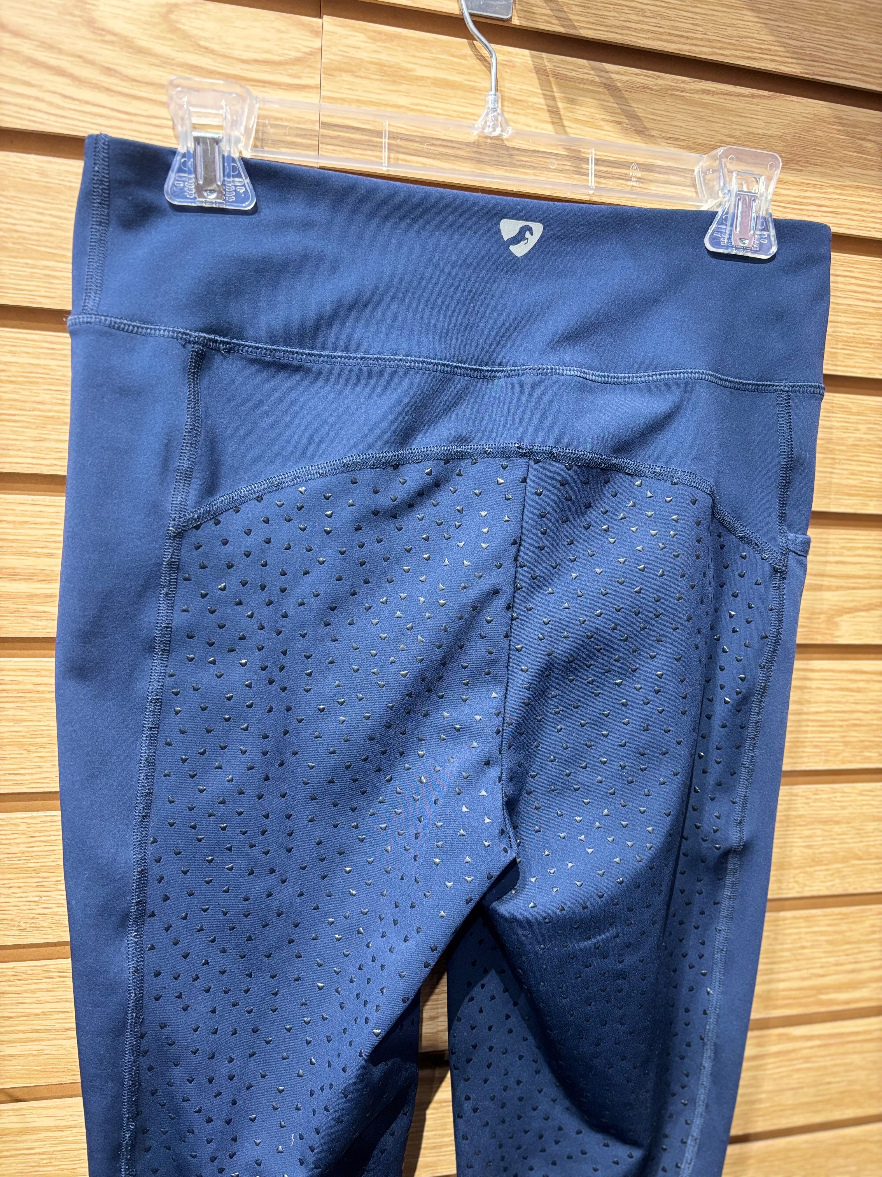 Used Medium Navy Aubrion Full Seat Riding Tights