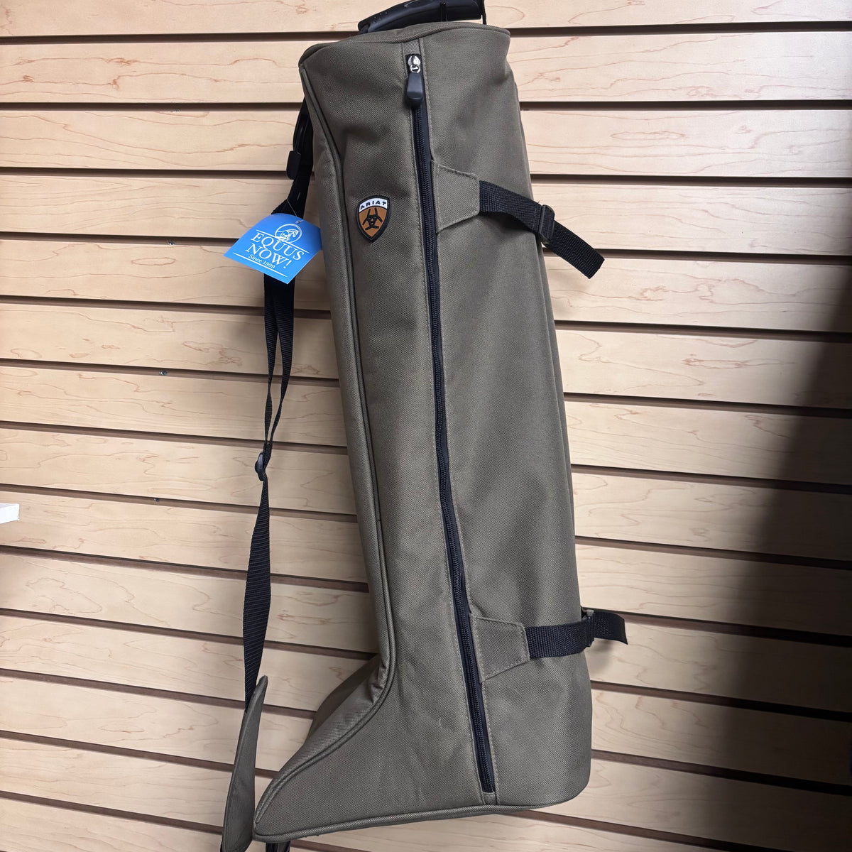 Used Camo Green Ariat Double Sided Boot Bag