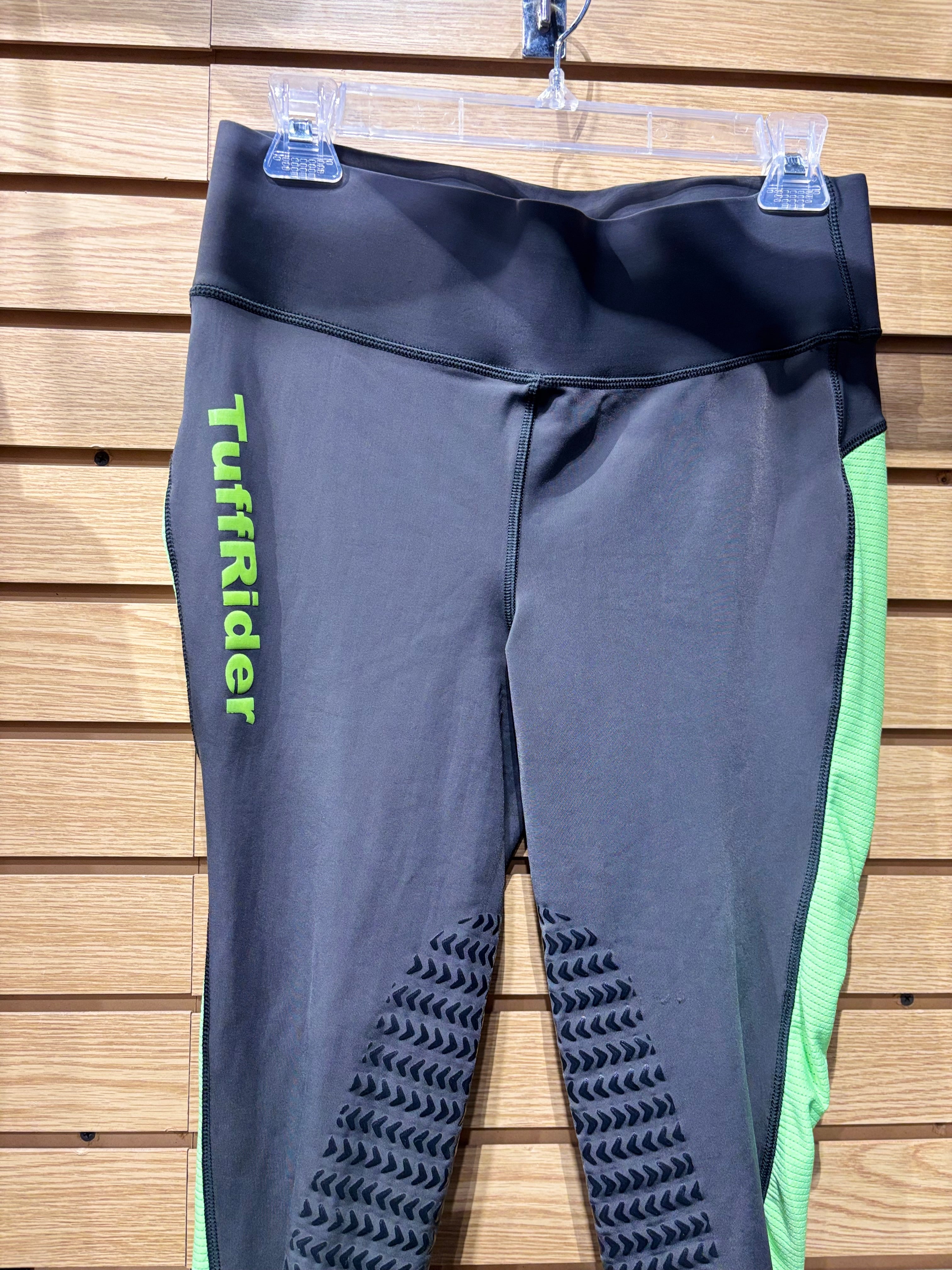 Used Large Green/Lime TuffRider Tights