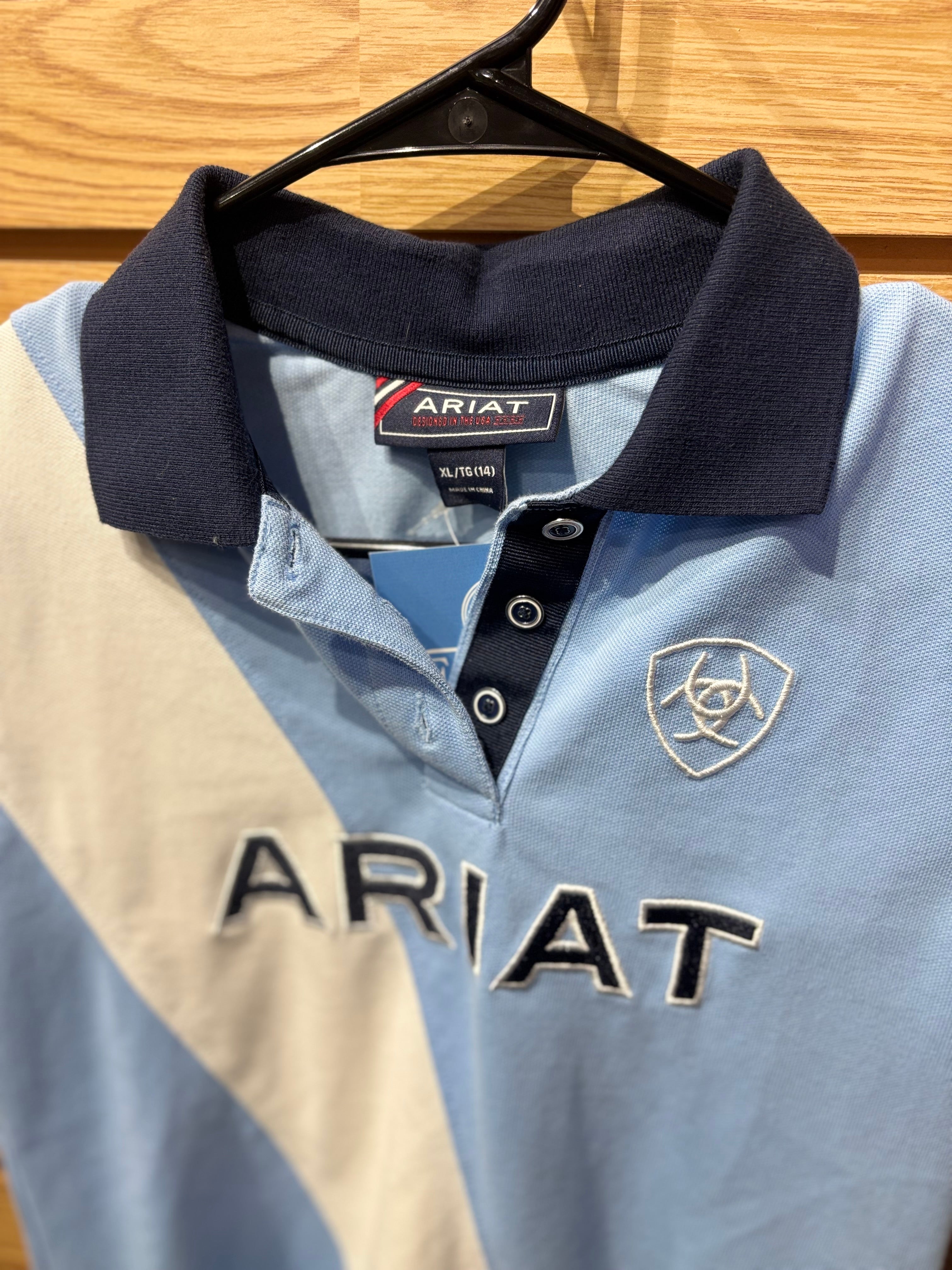 Used Youth XL Blue Ariat Polo