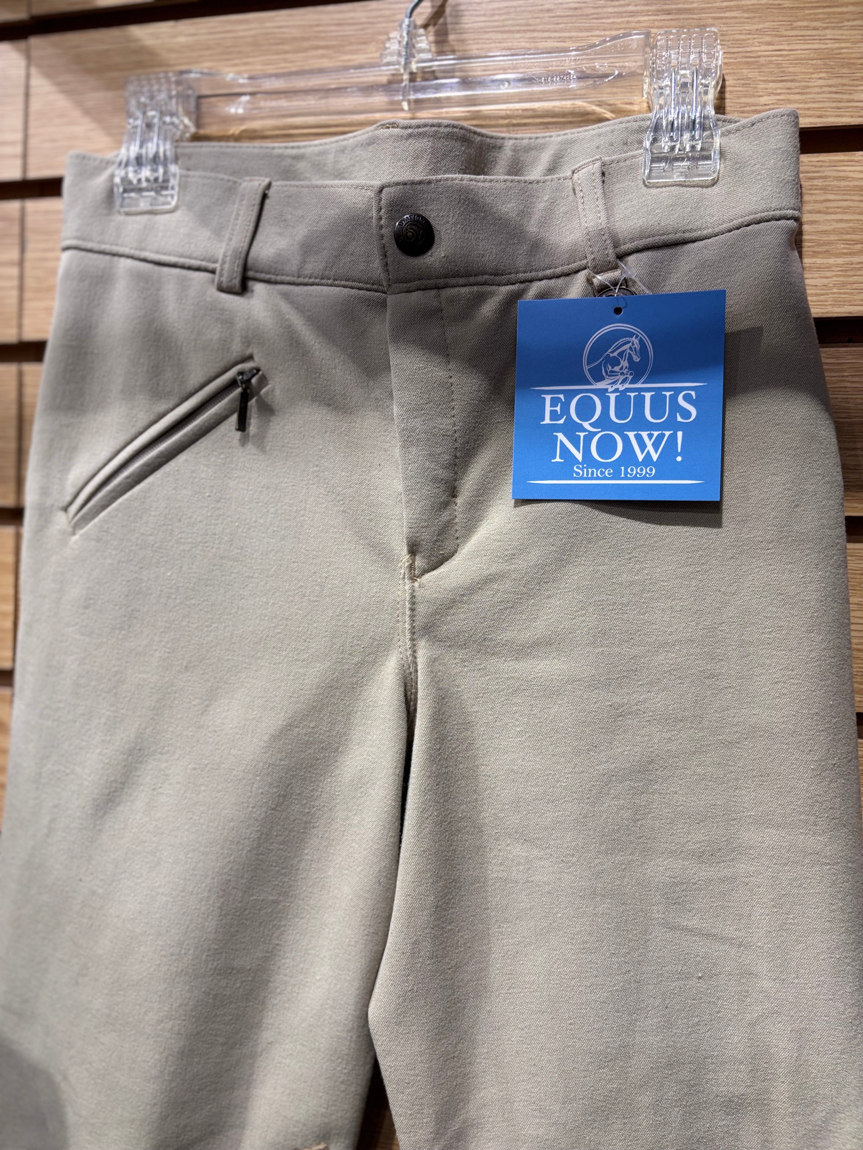 Used Ovation Youth 16 Tan Knee Patch Jods