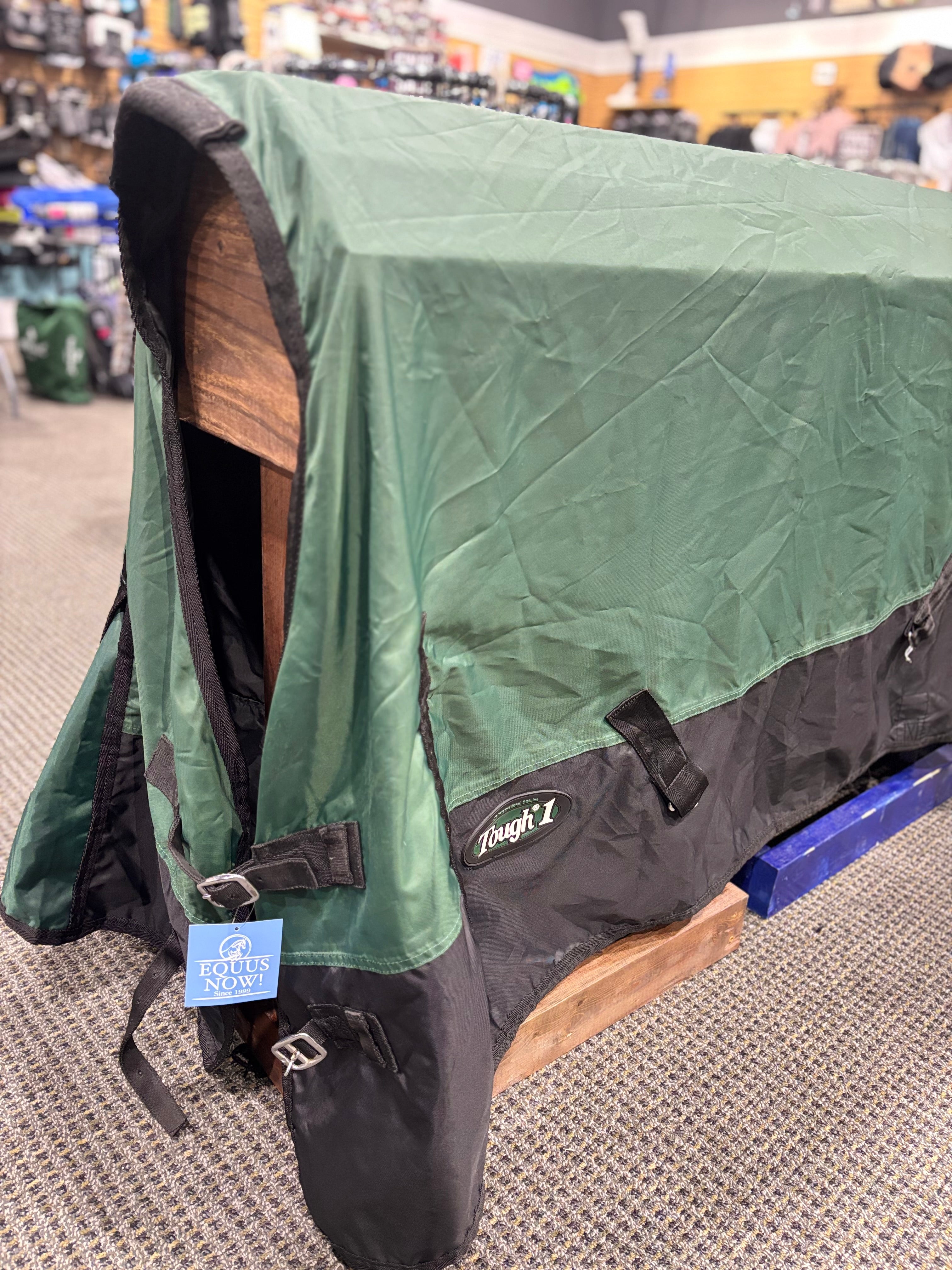 Used Tough1 75" Green/Black Turnout Sheet
