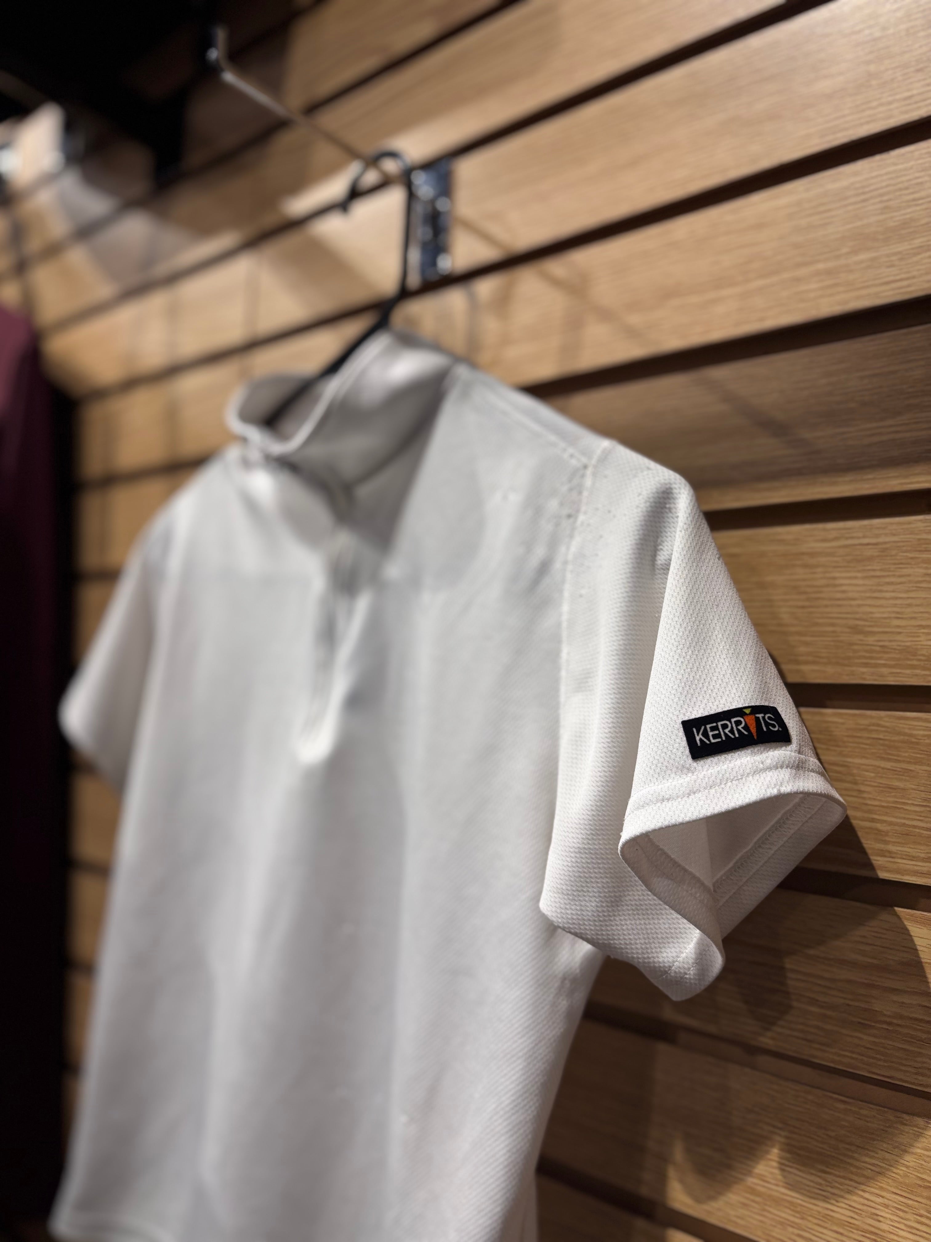 Used Kids Large White Kerrits Polo