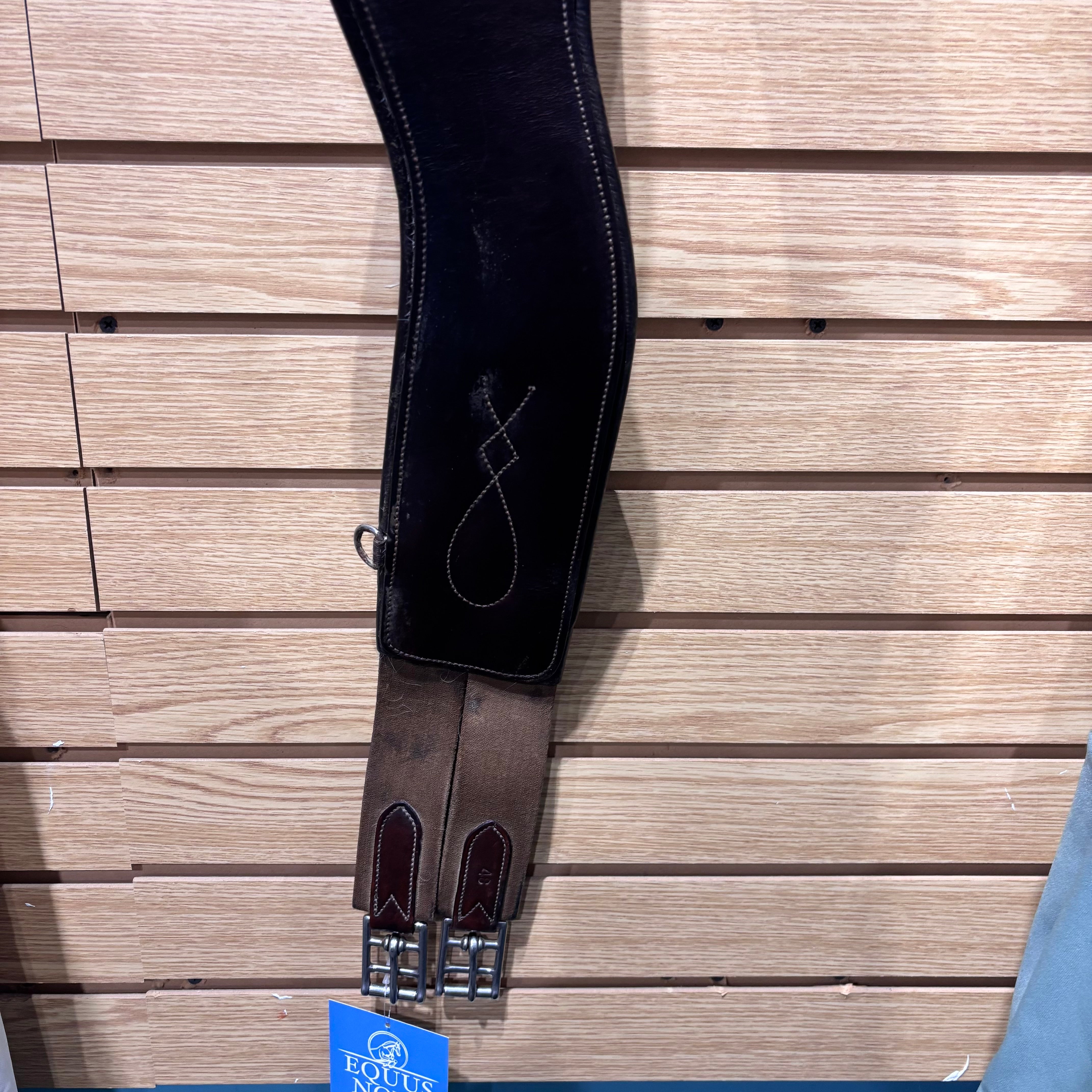 Used 48" Brown Contour Leather Girth