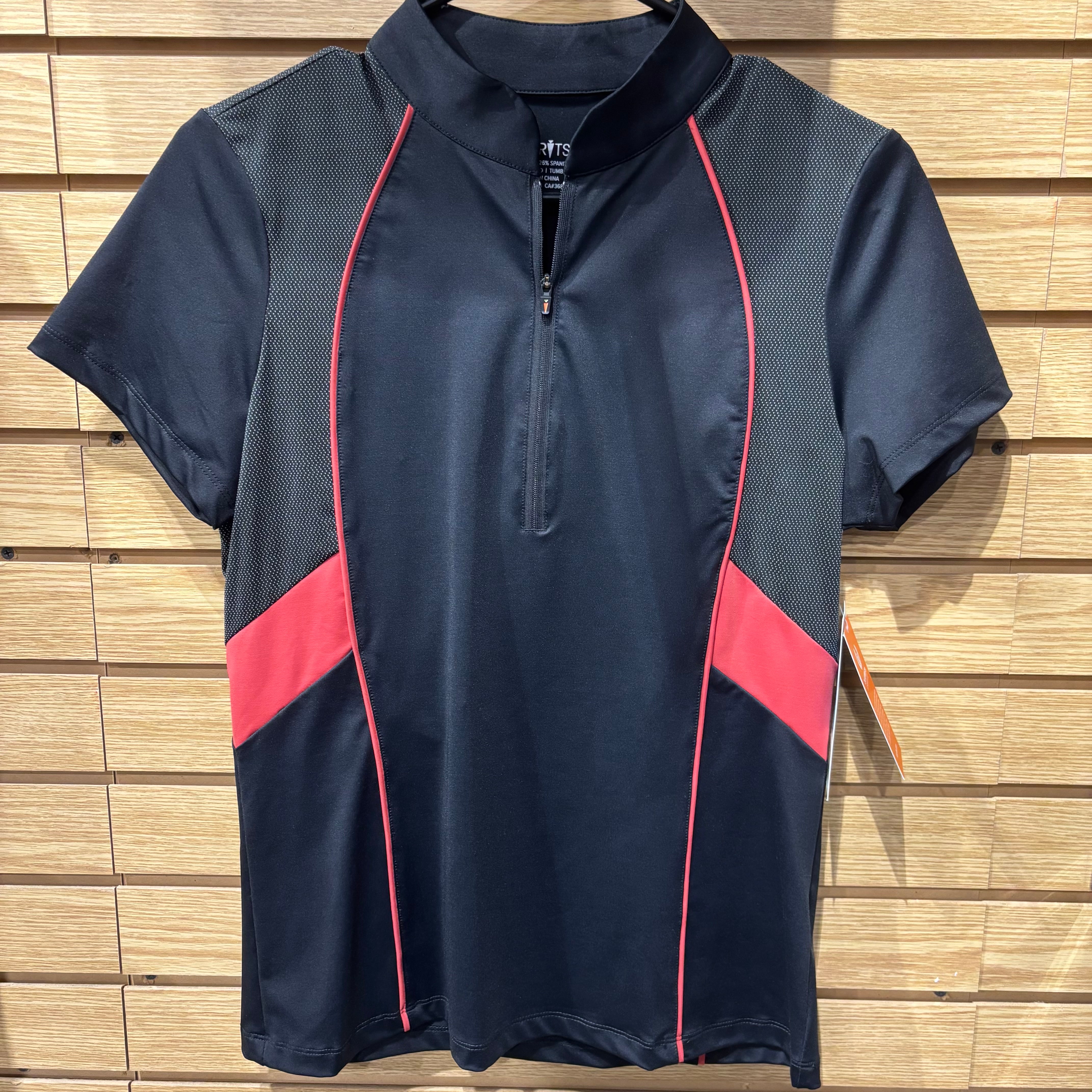 Used Small Black/Orange Kerrits Short Sleeve Shirt