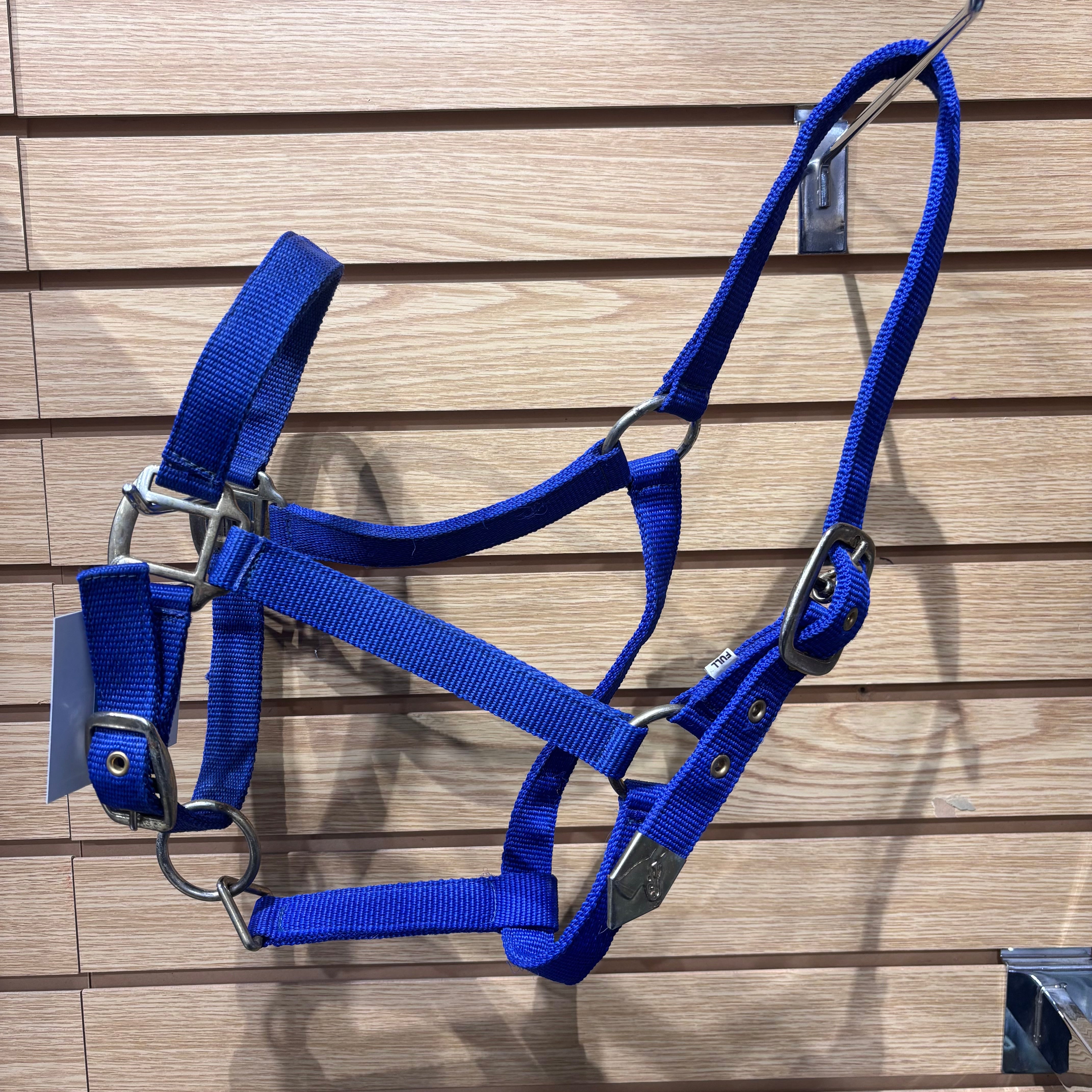 Used Full Blue Nylon Halter