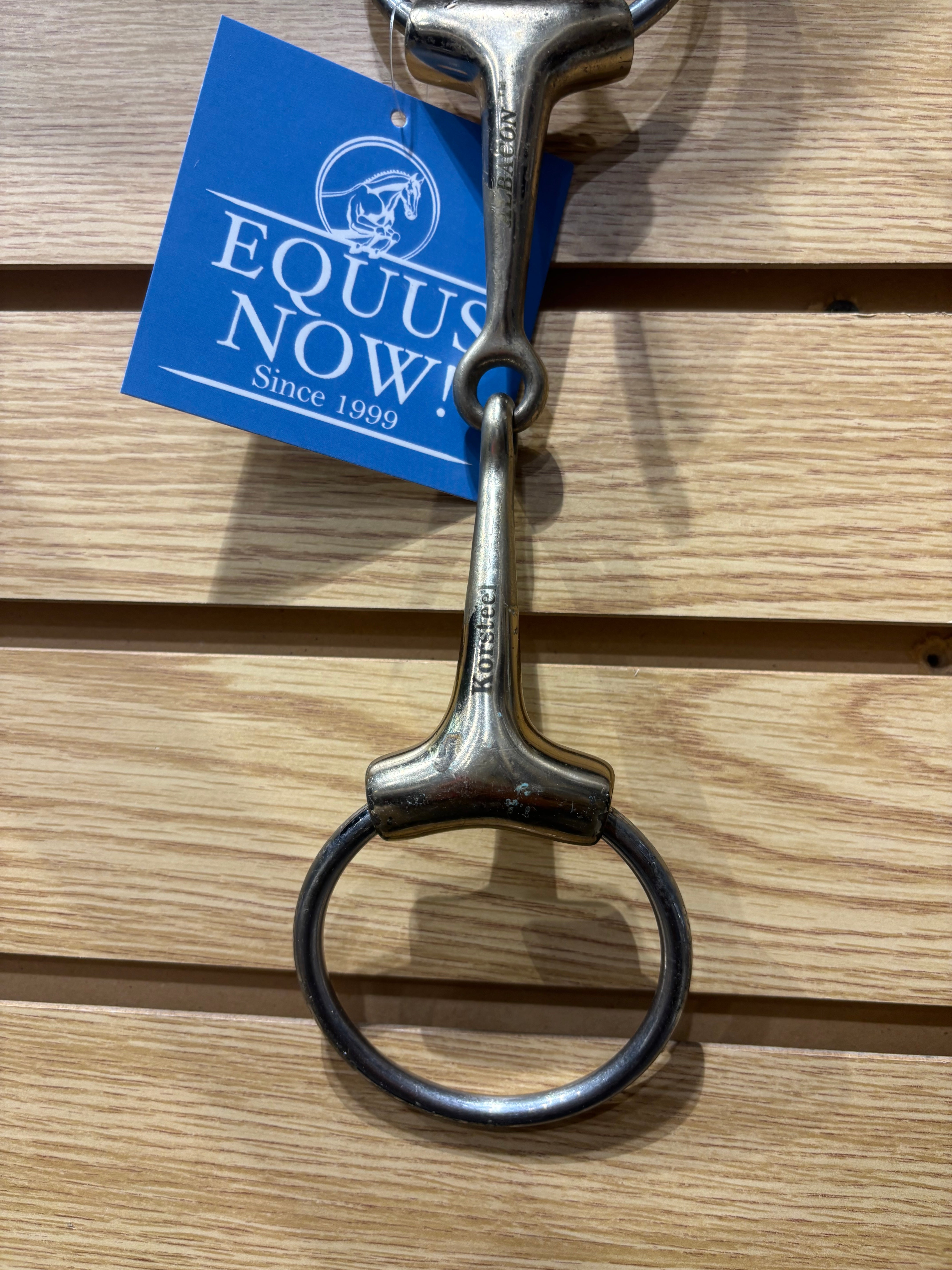 Used 5" Korsteel Loose Ring Single Jointed Snaffle