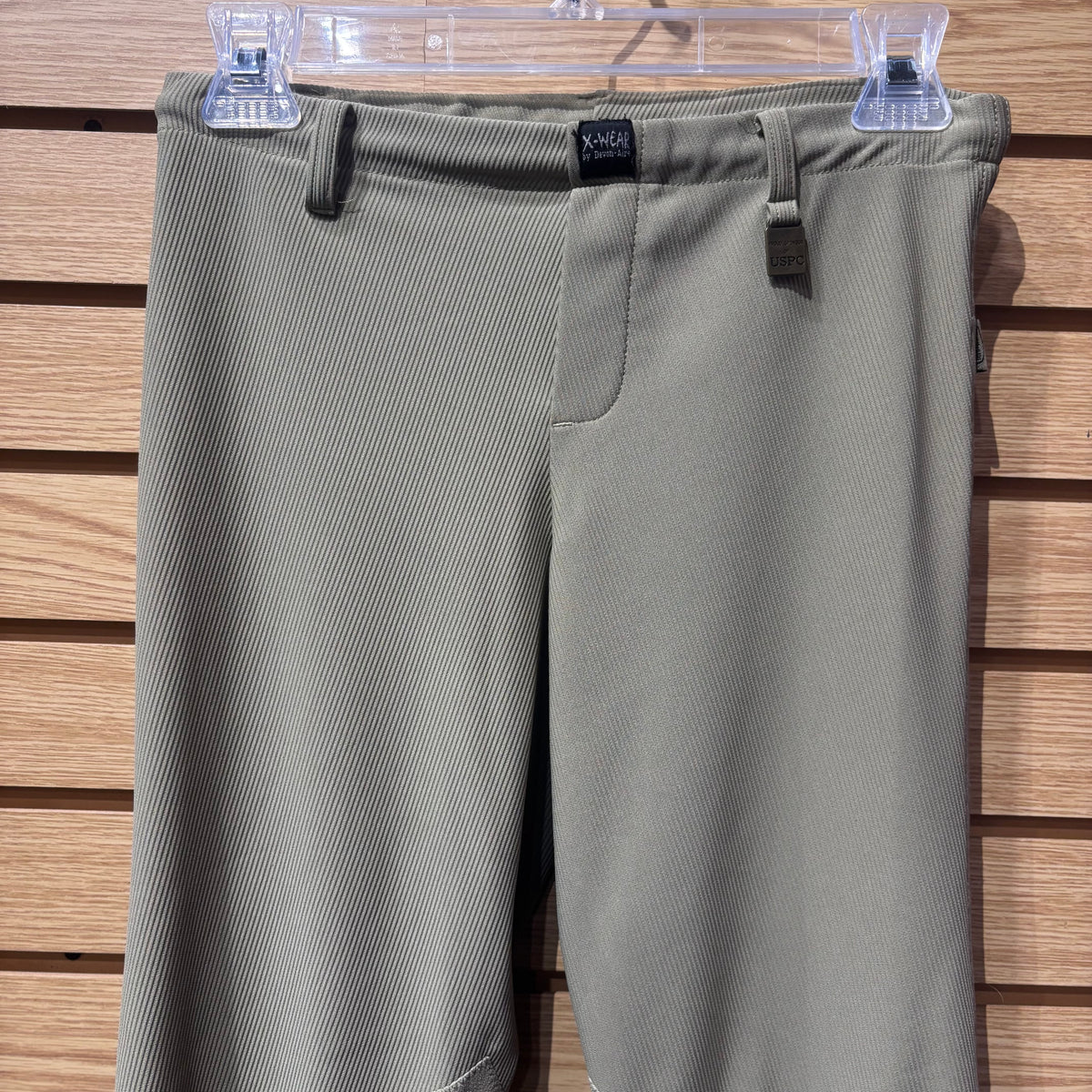Used 30 Tan Horze Silicone Full Seat Breeches