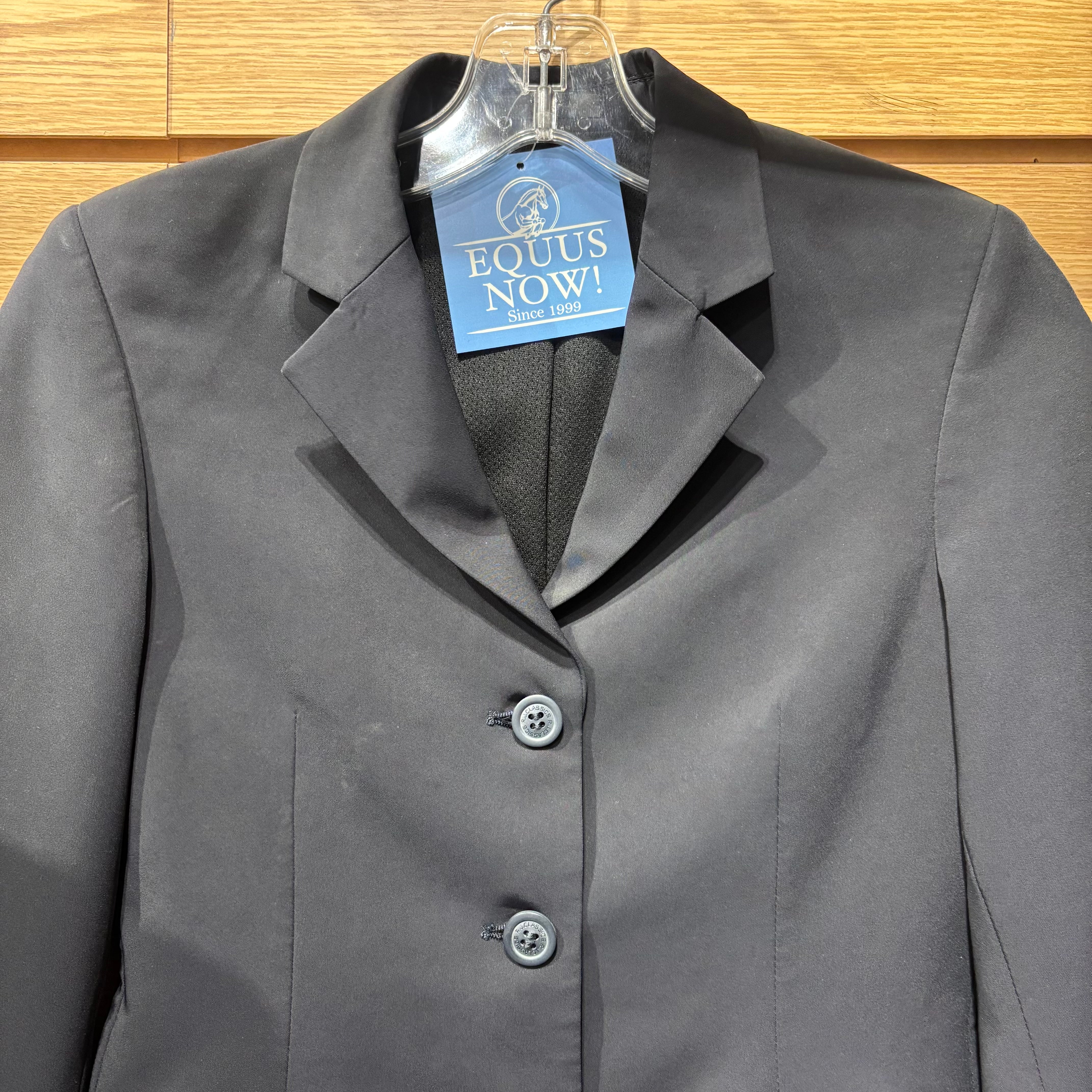Used Youth 14L Black RJ Classics Xtreme Washable Show Coat