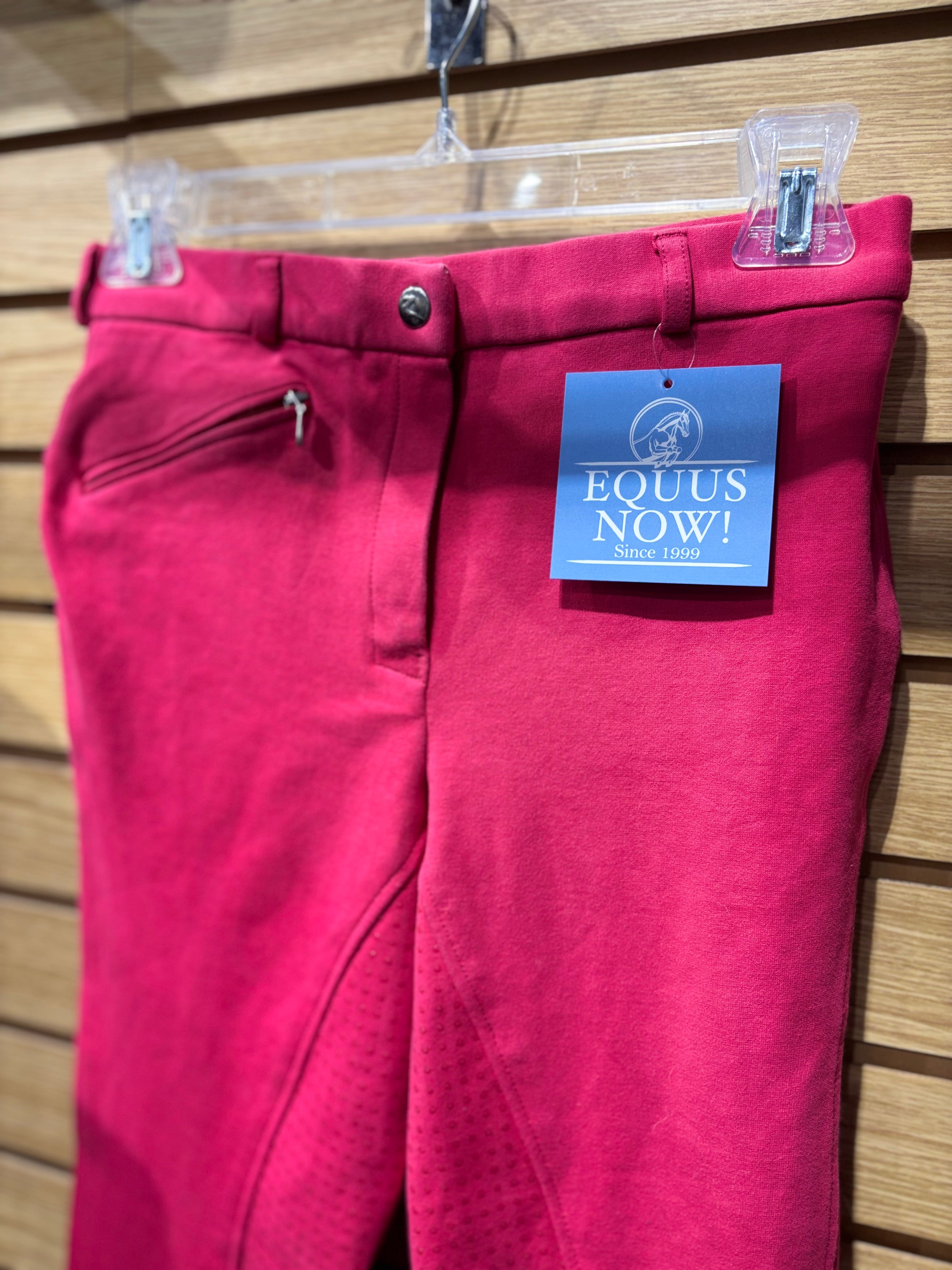 Used 24 Hot Pink Horze Full Seat Breeches