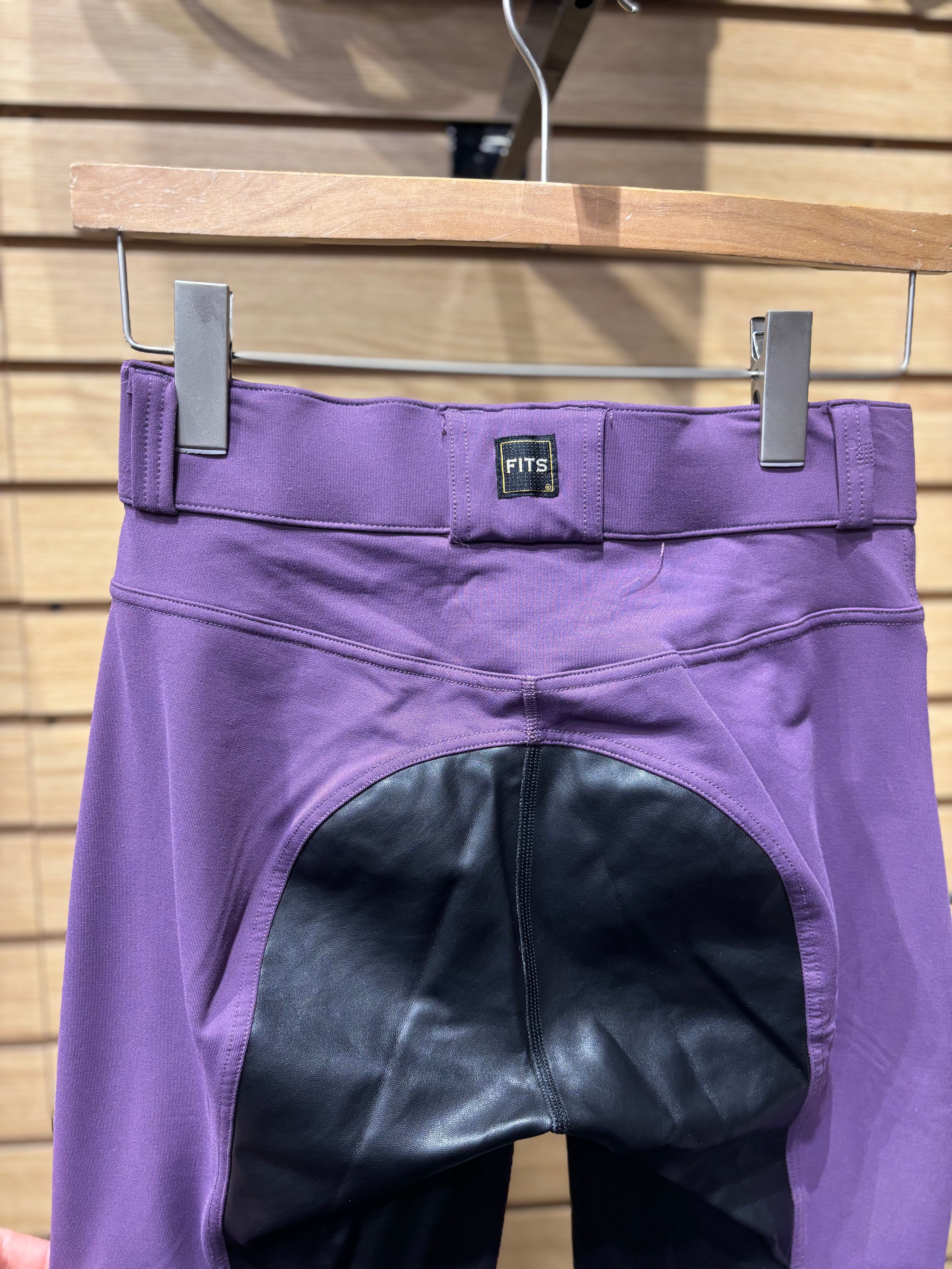 Used Small Purple FITS Full Seat Breeches