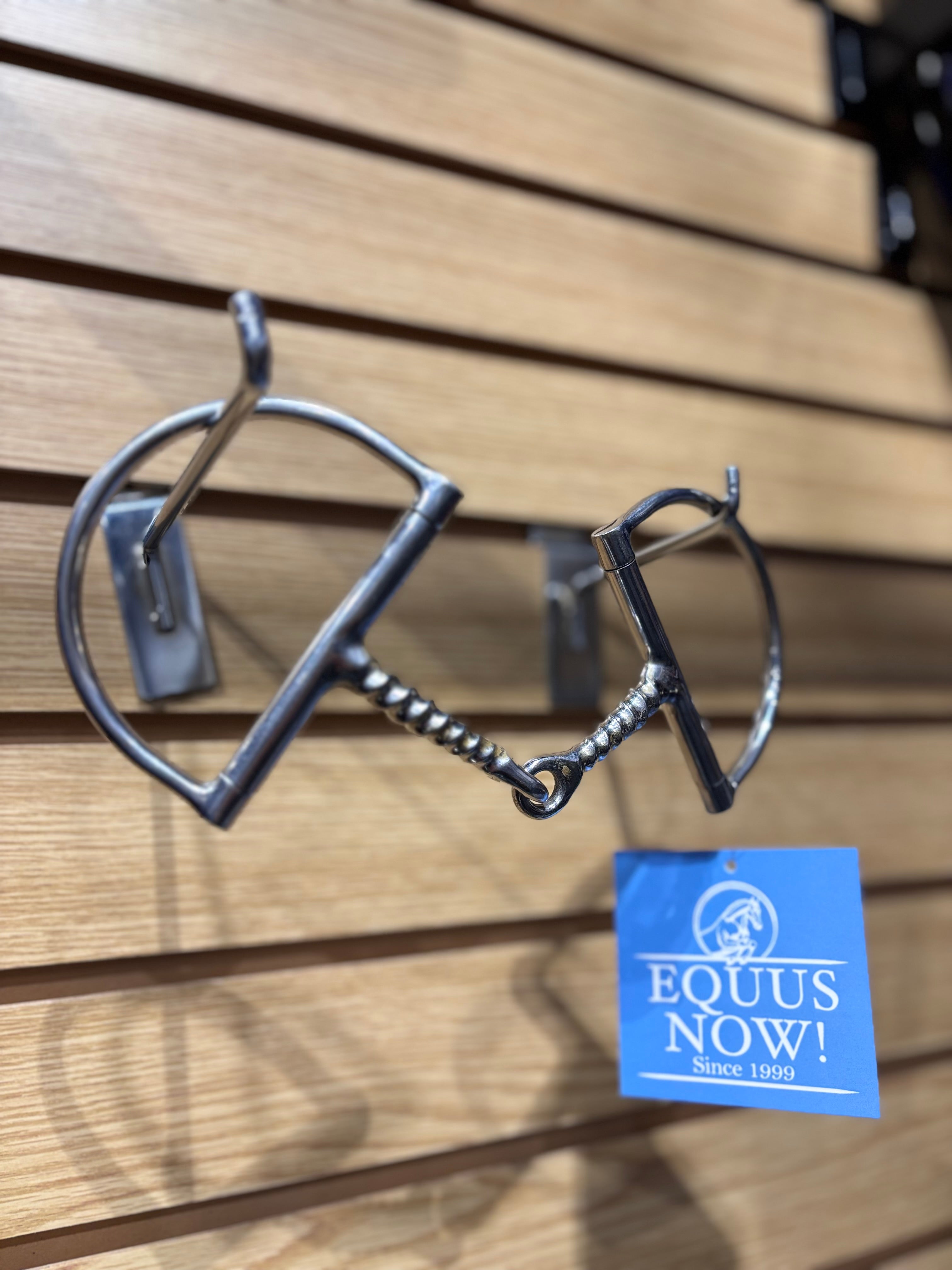 Used 4.5" Twisted D Ring Snaffle