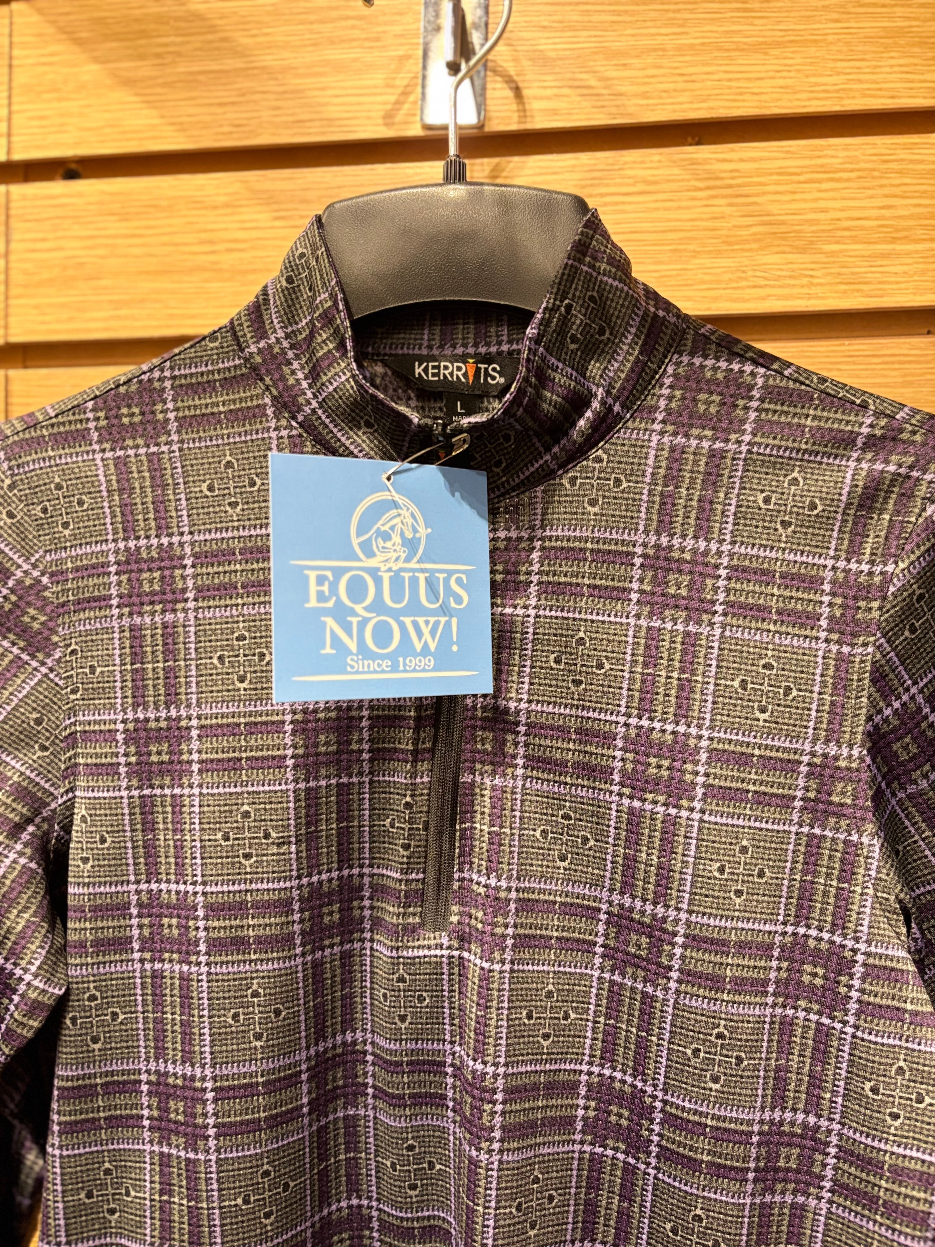 Used Kids Large Purple Kerrits Long Sleeve Shirt