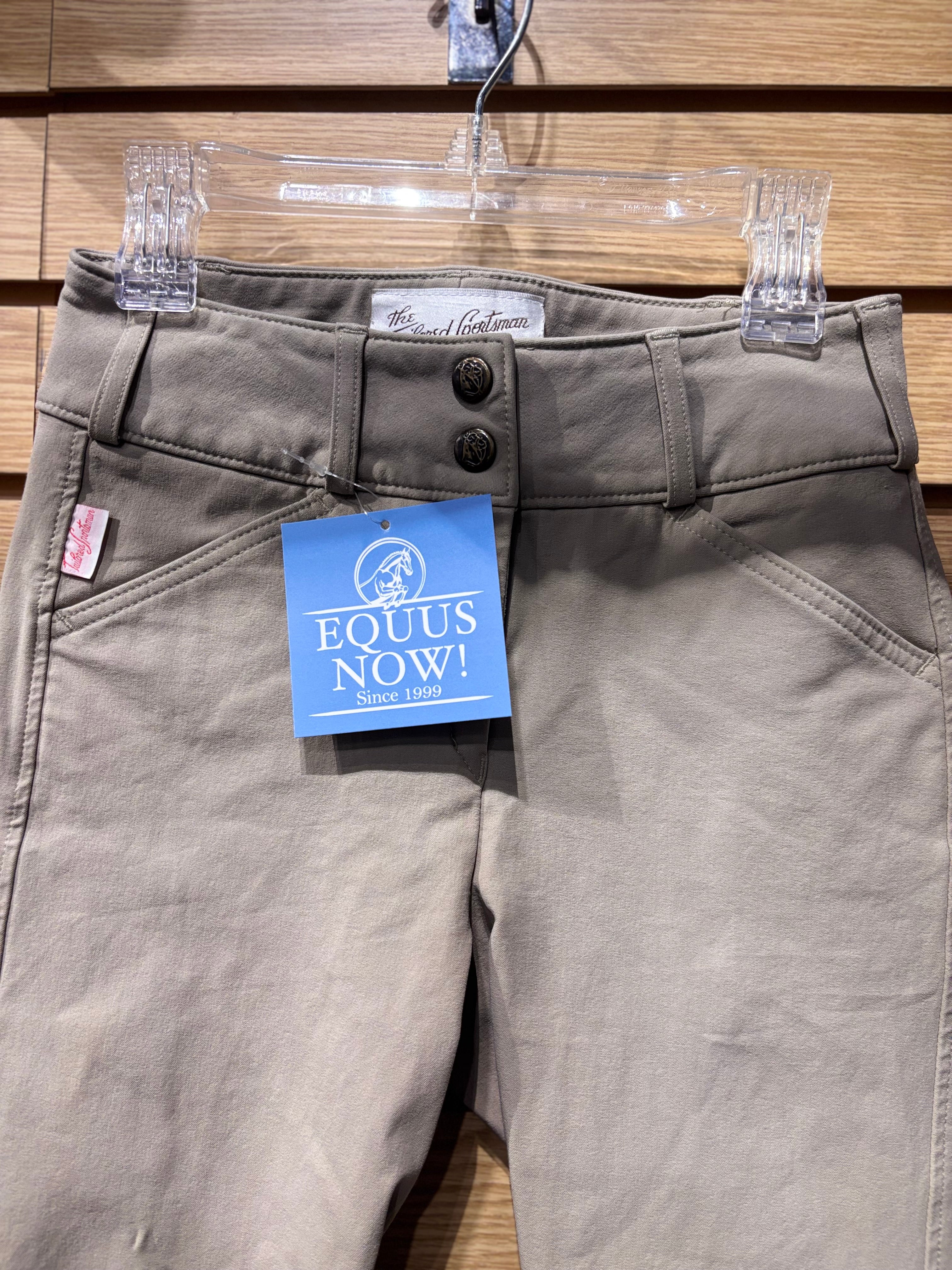 Used 22 Tan Tailored Sportsman Knee Patch Breeches
