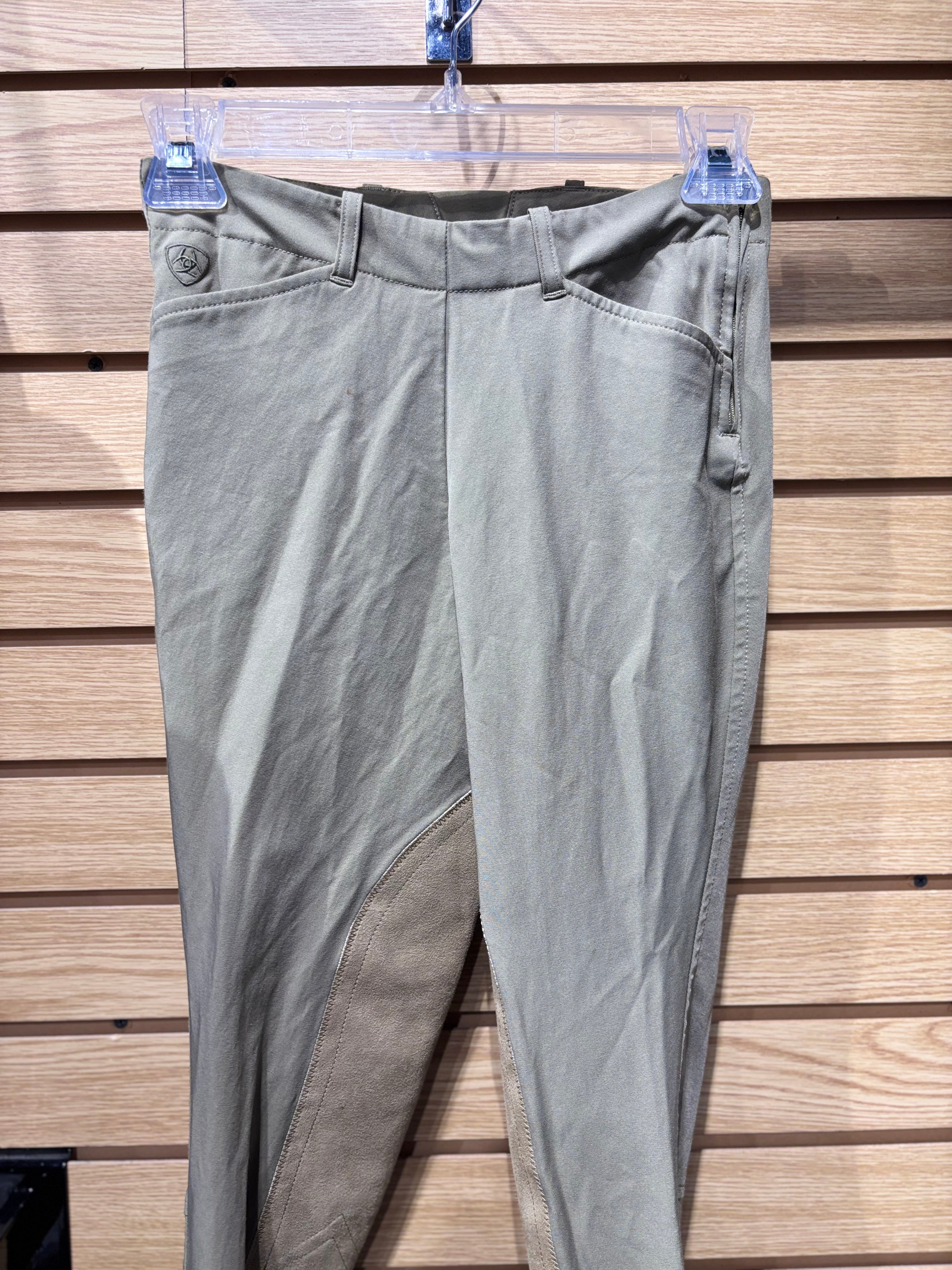 Used Kids 10 Tan Ariat Jods