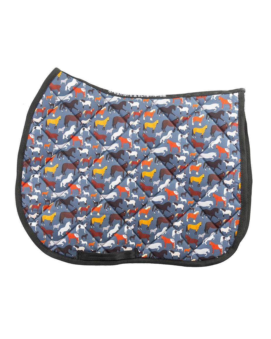 Dreamers & Schemers All Purpose Saddle Pad - Breeds of the World