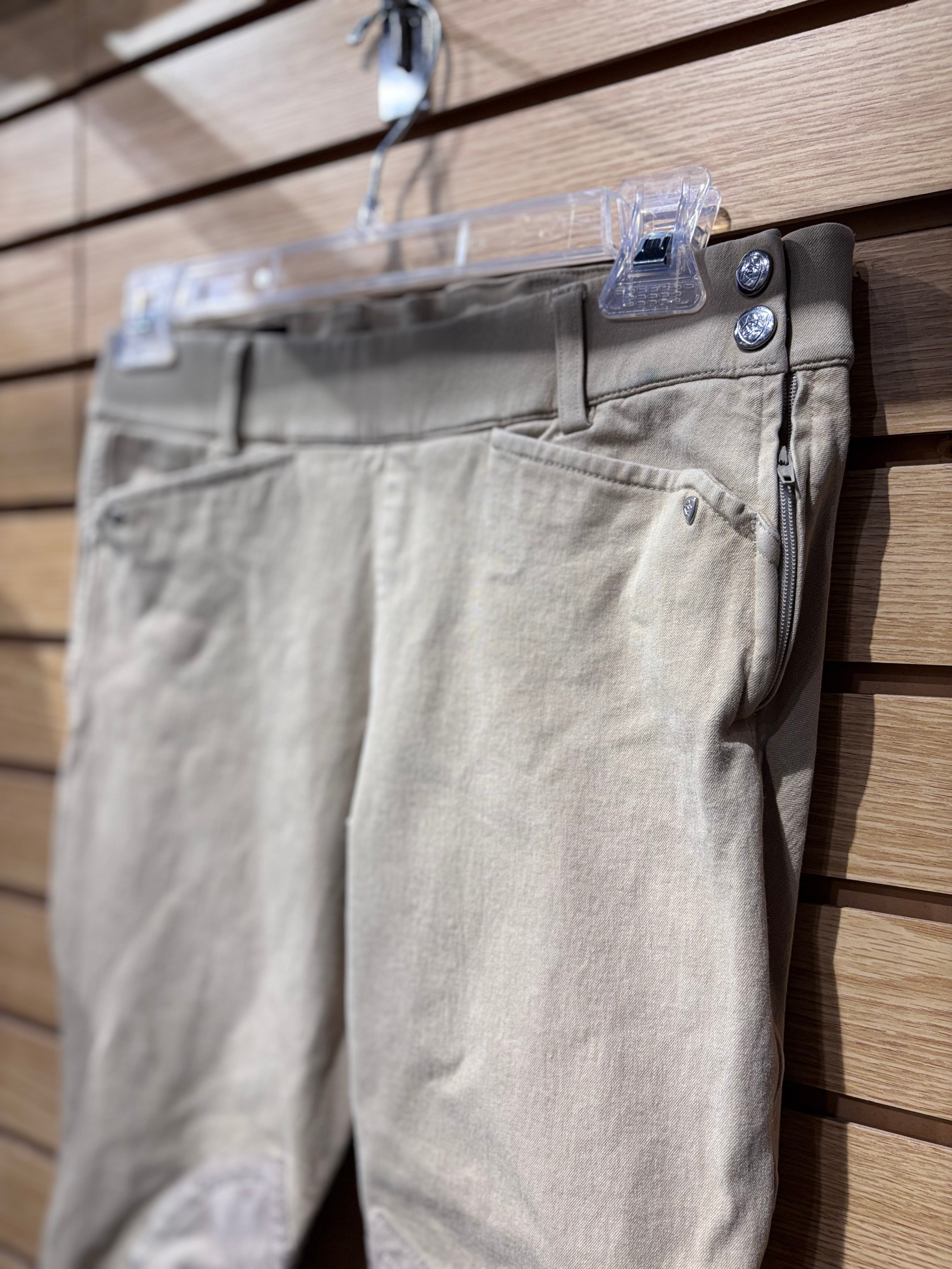 Used 26R Tan Ariat Breeches