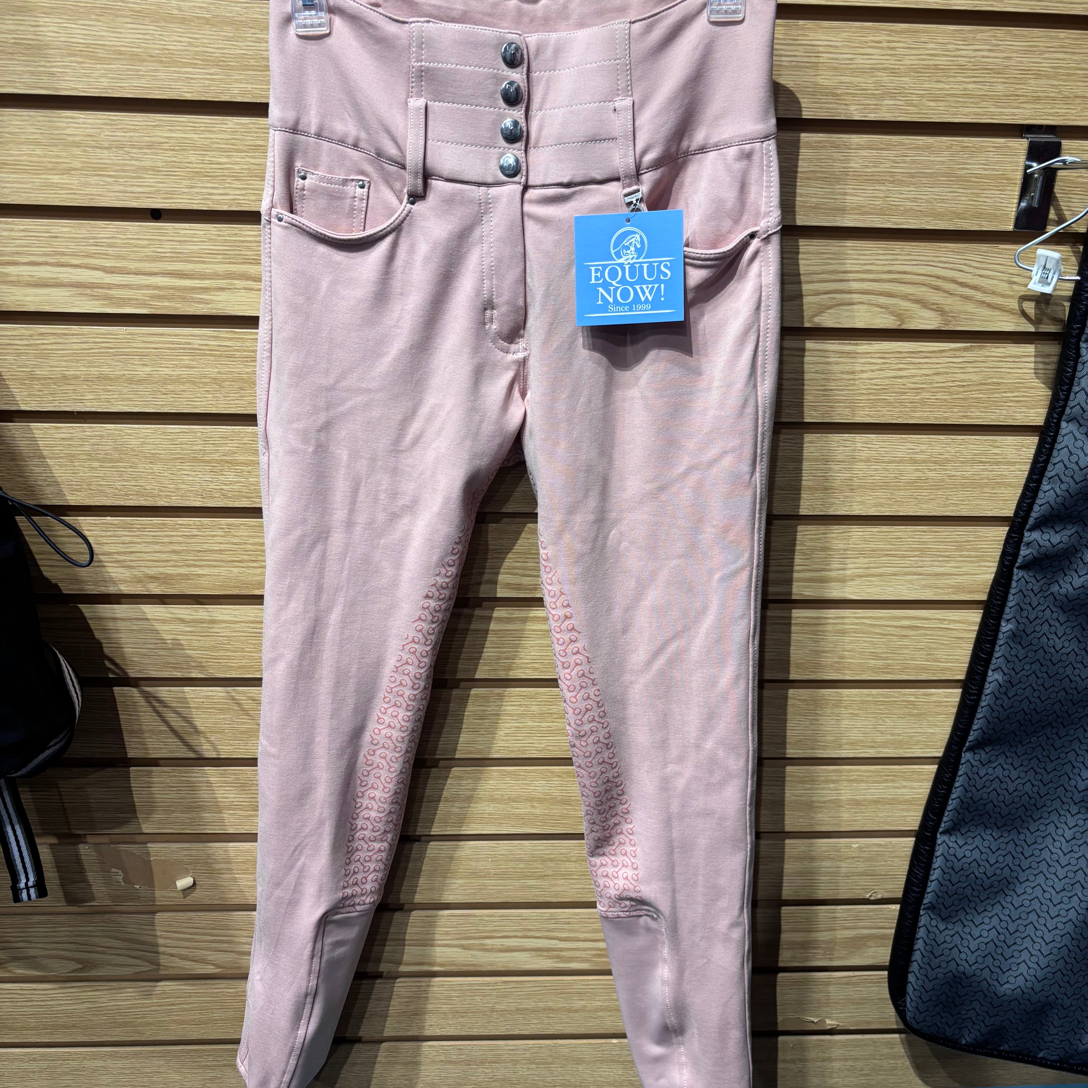 Used 26 Blush Pink Horze Tara Full Seat Breeches