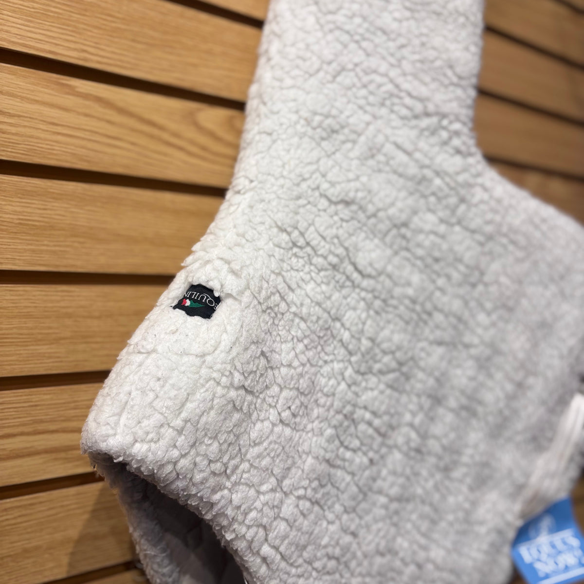 Used Equiline Fleece Shaped Pad White